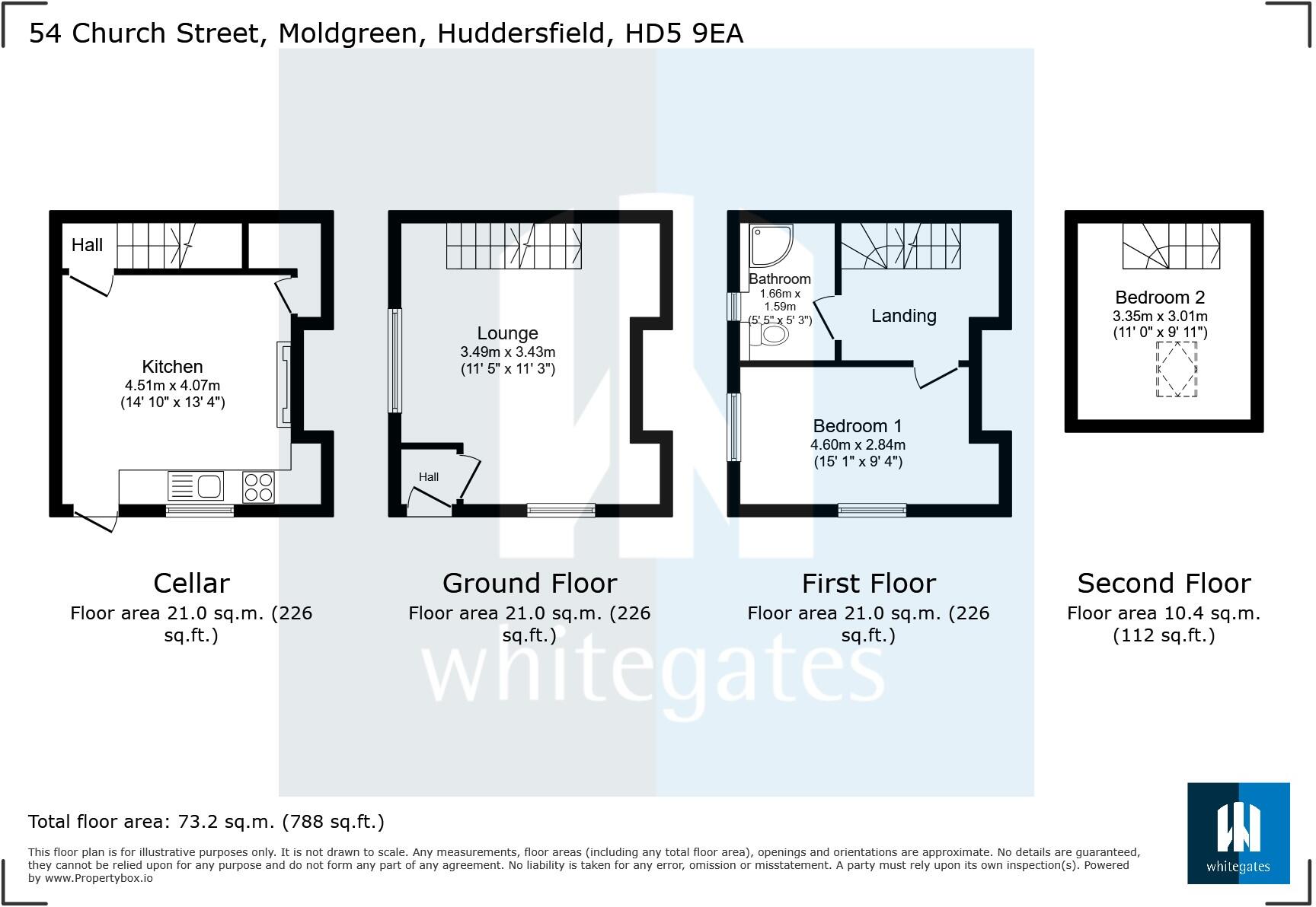 Church Street, Moldgreen, Huddersfield, HD5 floorplan