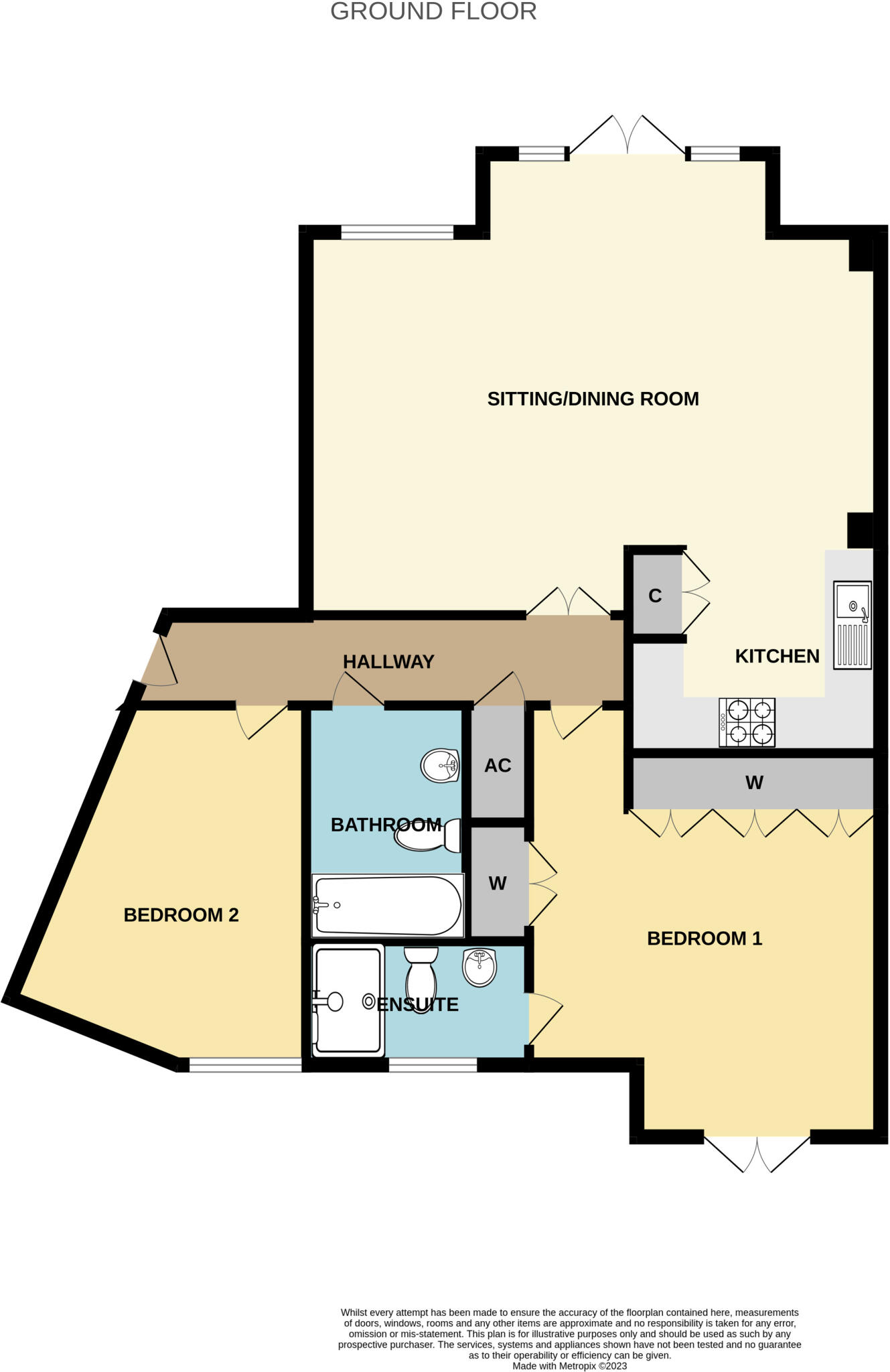 Oak Lodge Crescent, Minehead, Somerset, TA24 floorplan