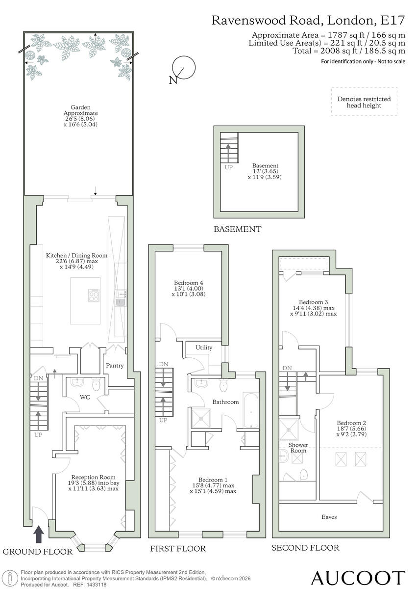 Ravenswood Road, Walthamstow Village, London, E17 floorplan