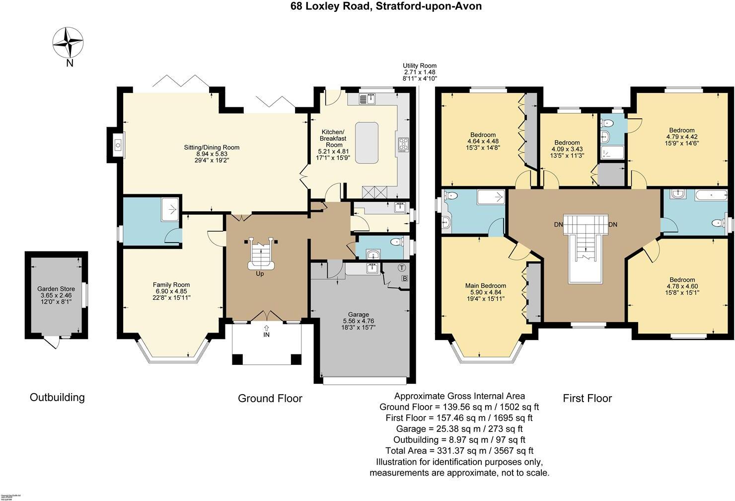 Loxley Road, Stratford-upon-Avon floorplan