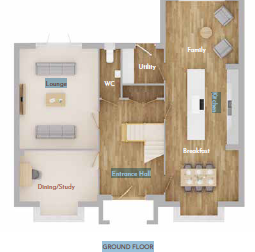 Leigh Sinton, Malvern, Worcestershire floorplan