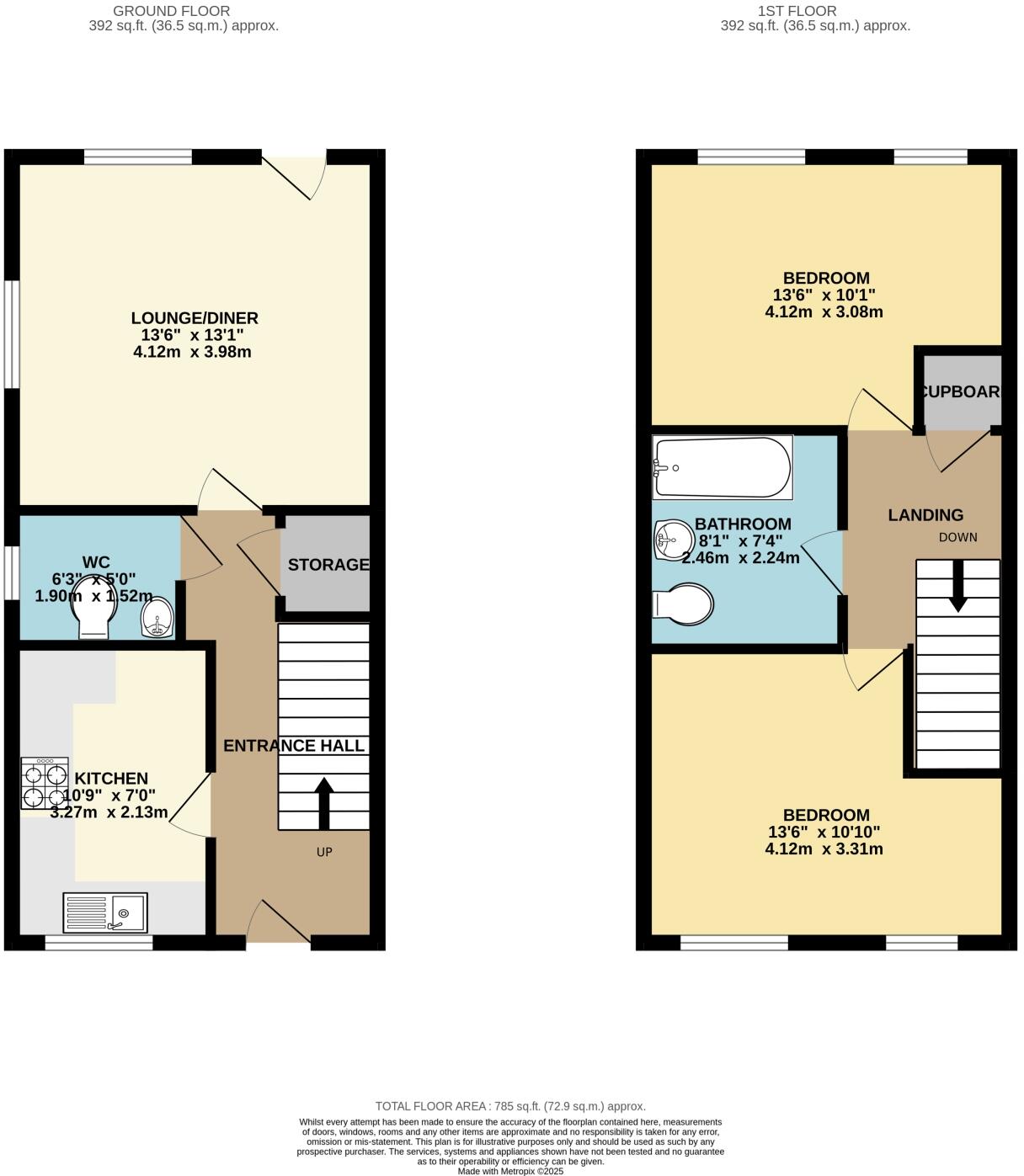 Flemington Close, Mildenhall, Suffolk, IP28 floorplan