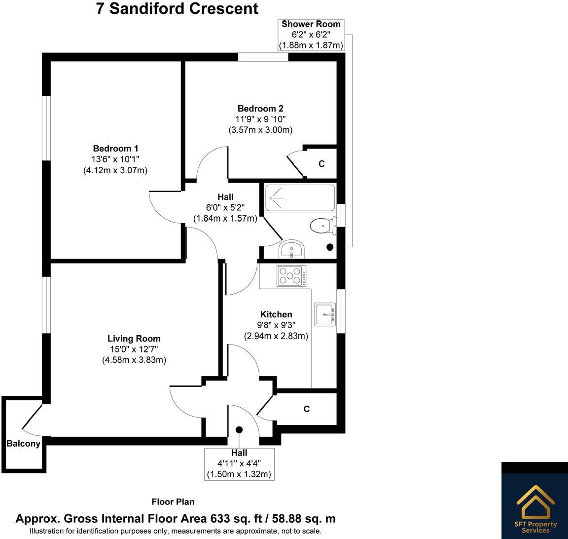 Sandiford Crescent, Newport, Shropshire floorplan
