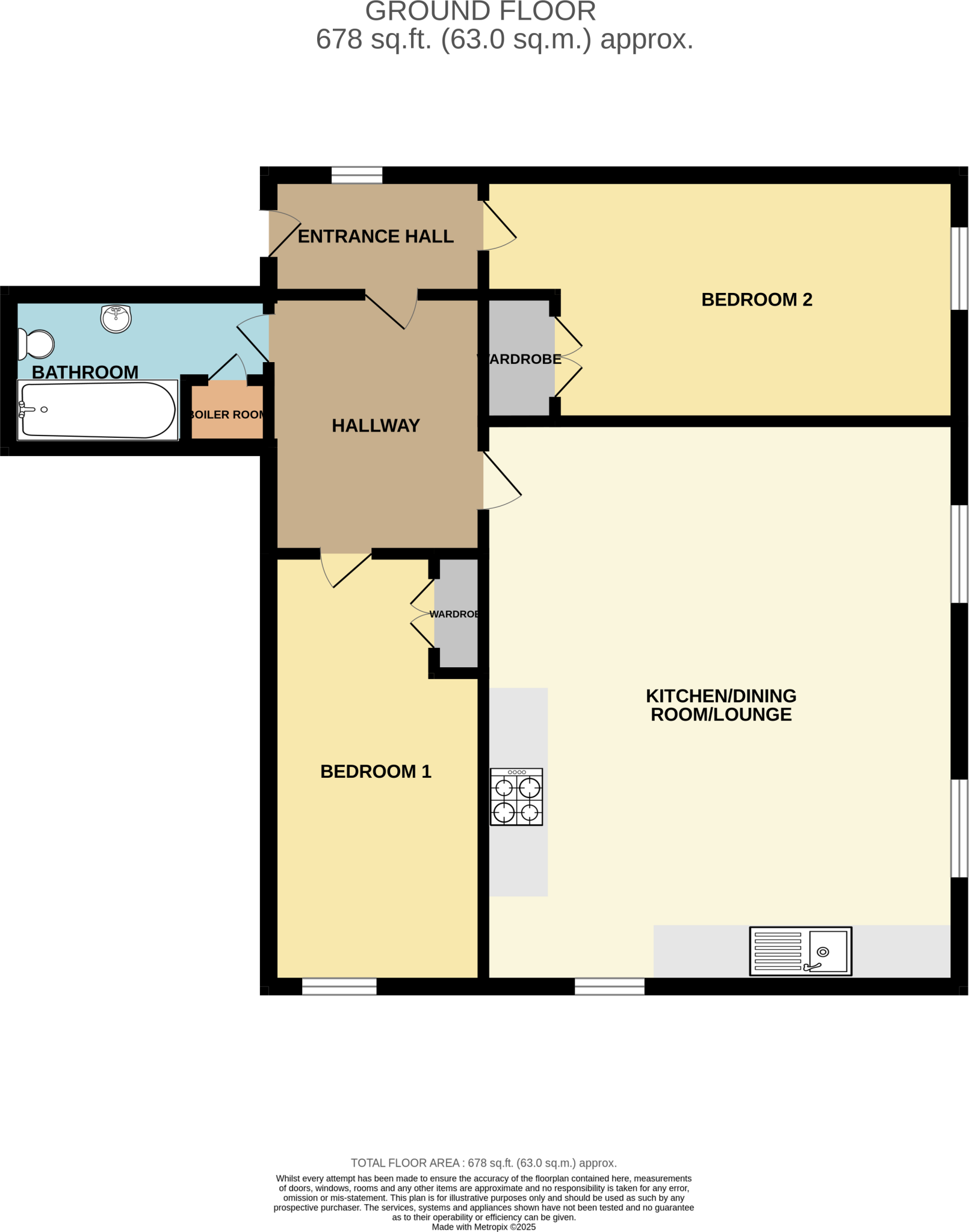 Mill Park Gardens, Mildenhall, Bury St Edmunds, Suffolk, IP28 floorplan