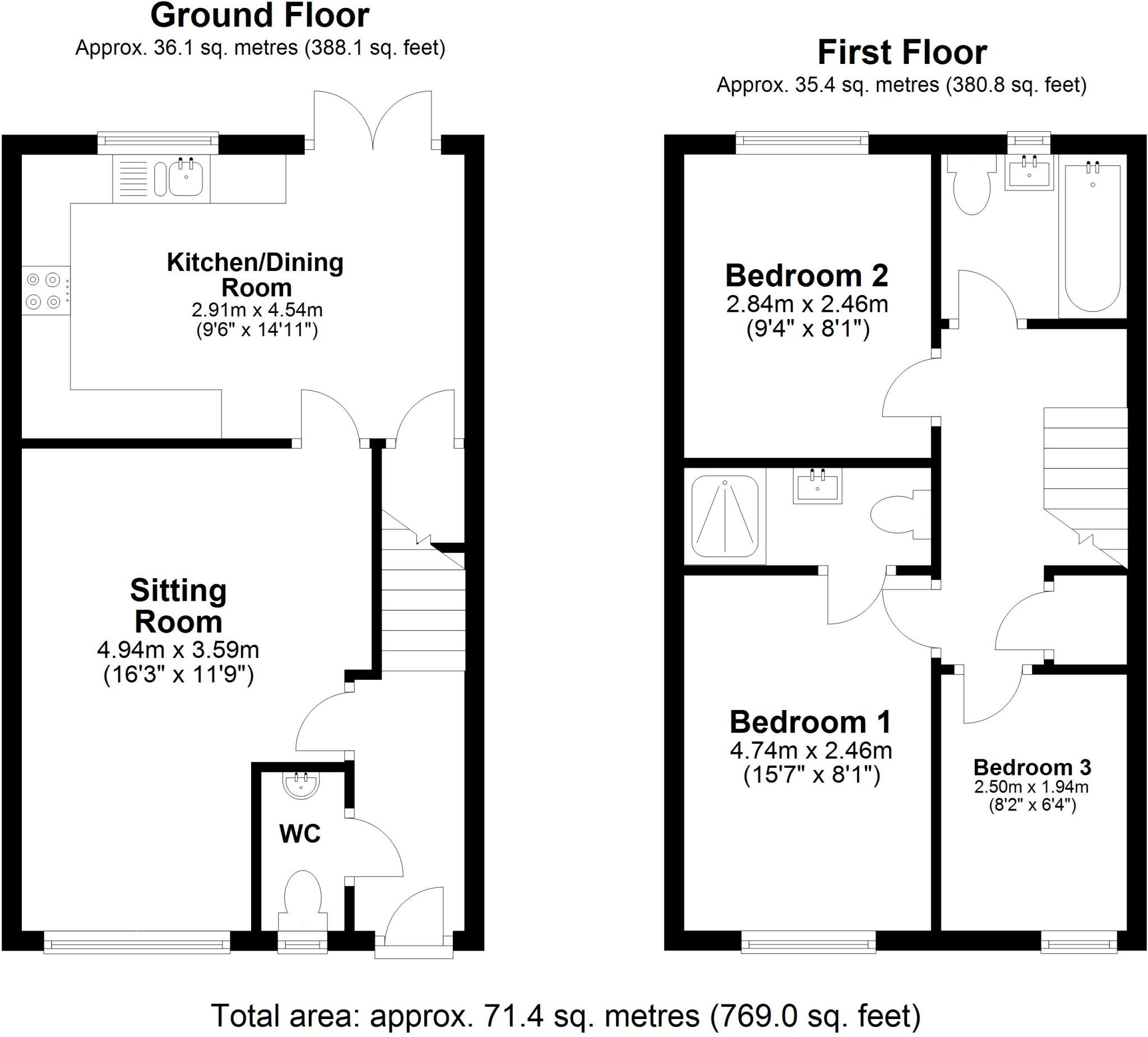 Smithy Close, Blunsdon, Swindon, SN26 floorplan