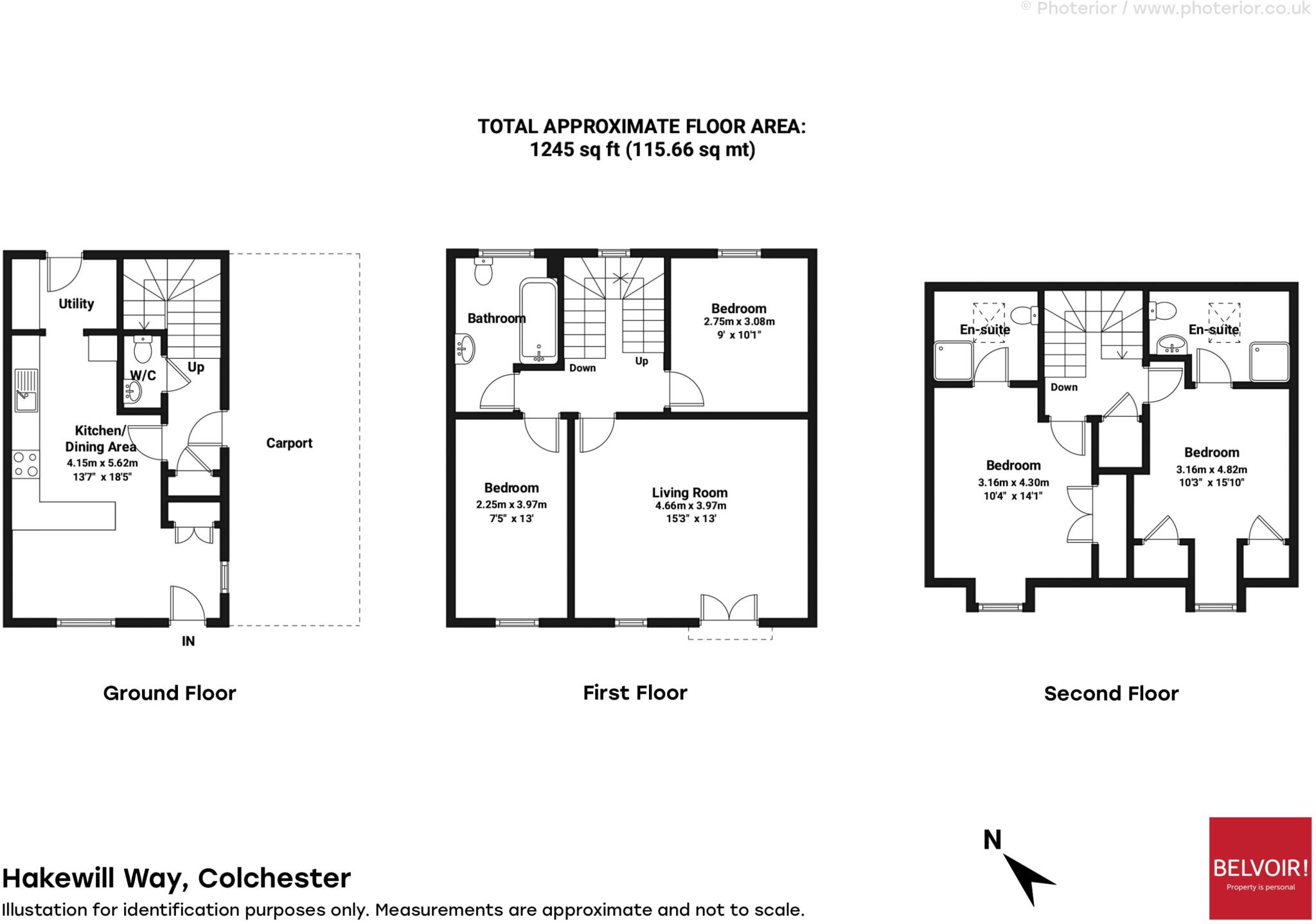 Hakewill Way, Colchester, CO4 floorplan