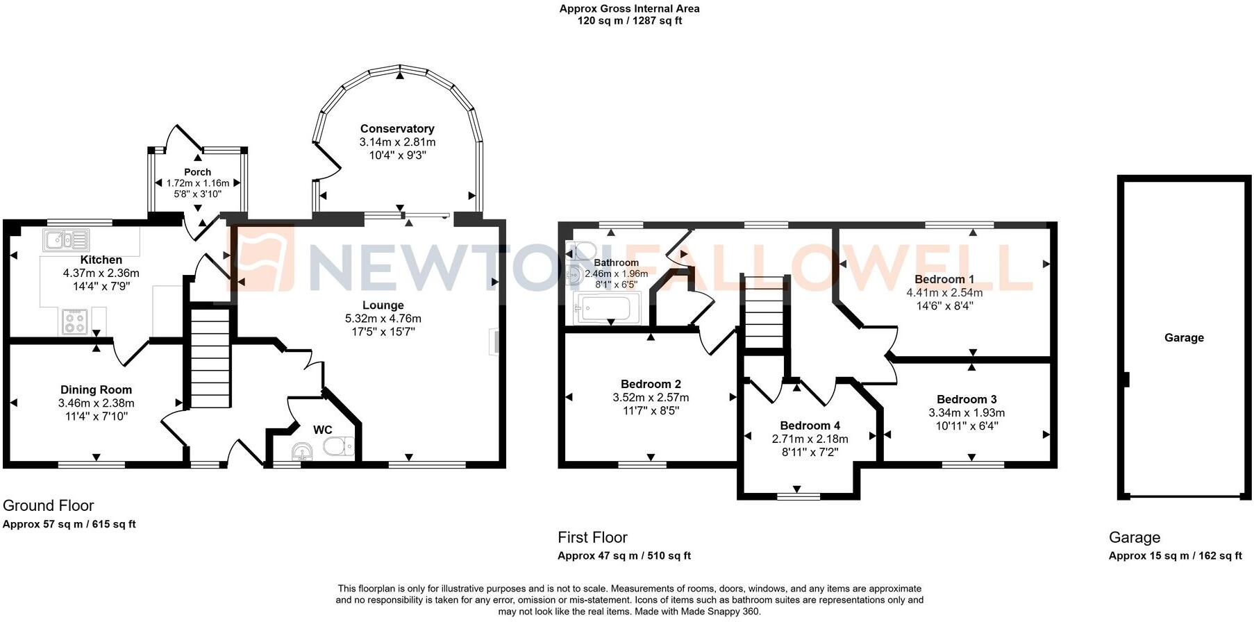 Wycliffe Grove, Werrington, Peterborough, PE4 floorplan