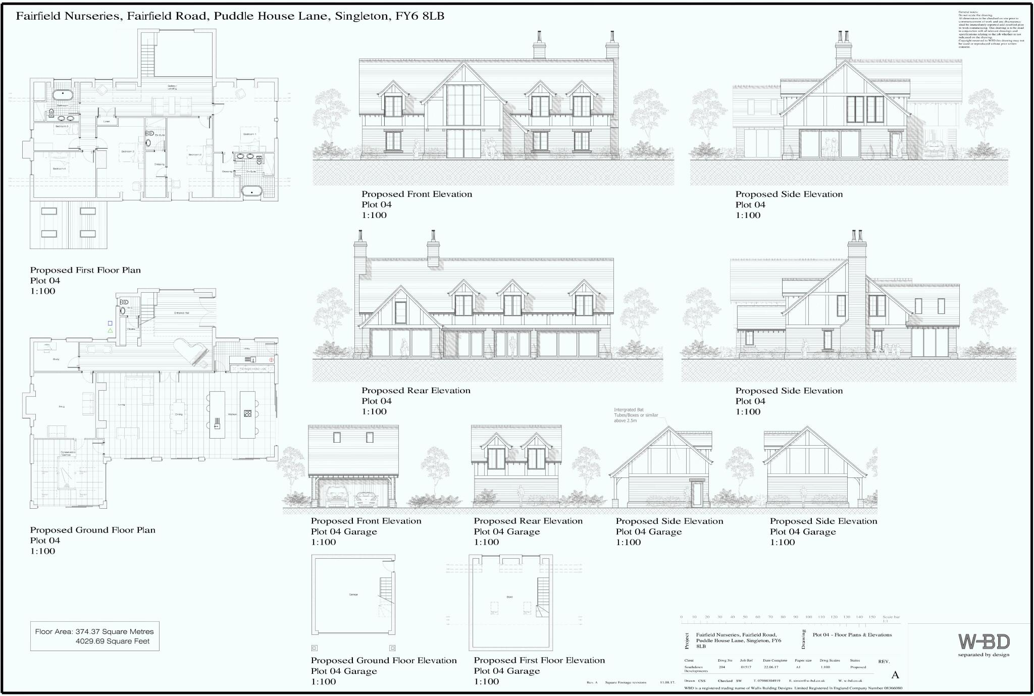 Plot 4, Fairfield Nurseries, Fairfield Road, Poulton-le-Fylde, Lancs FY6 8LB floorplan