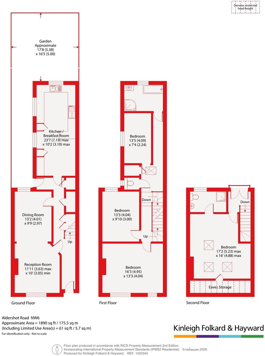 Aldershot Road, Queens Park, London, NW6 floorplan