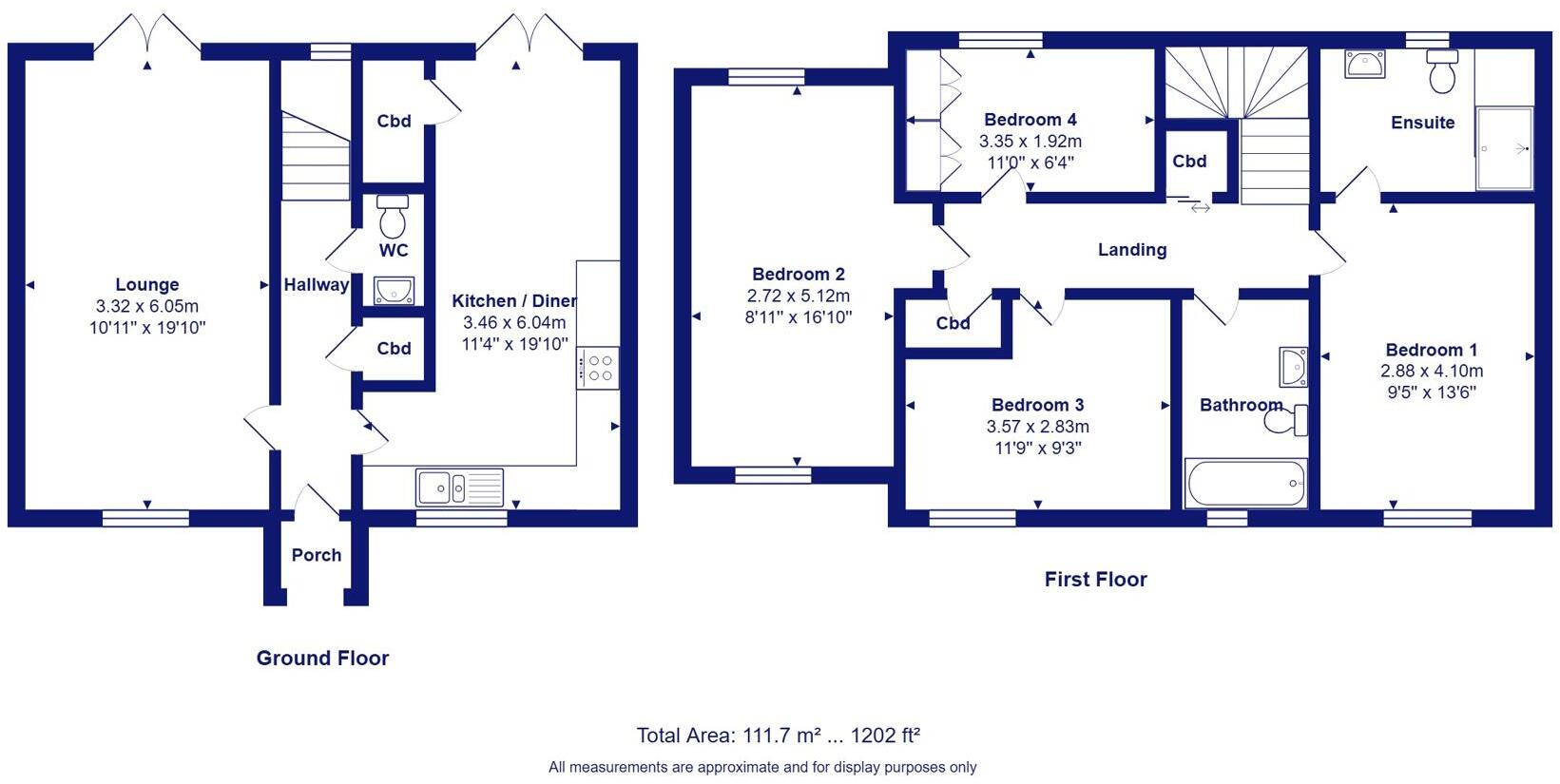 Homestead Close, Burton floorplan