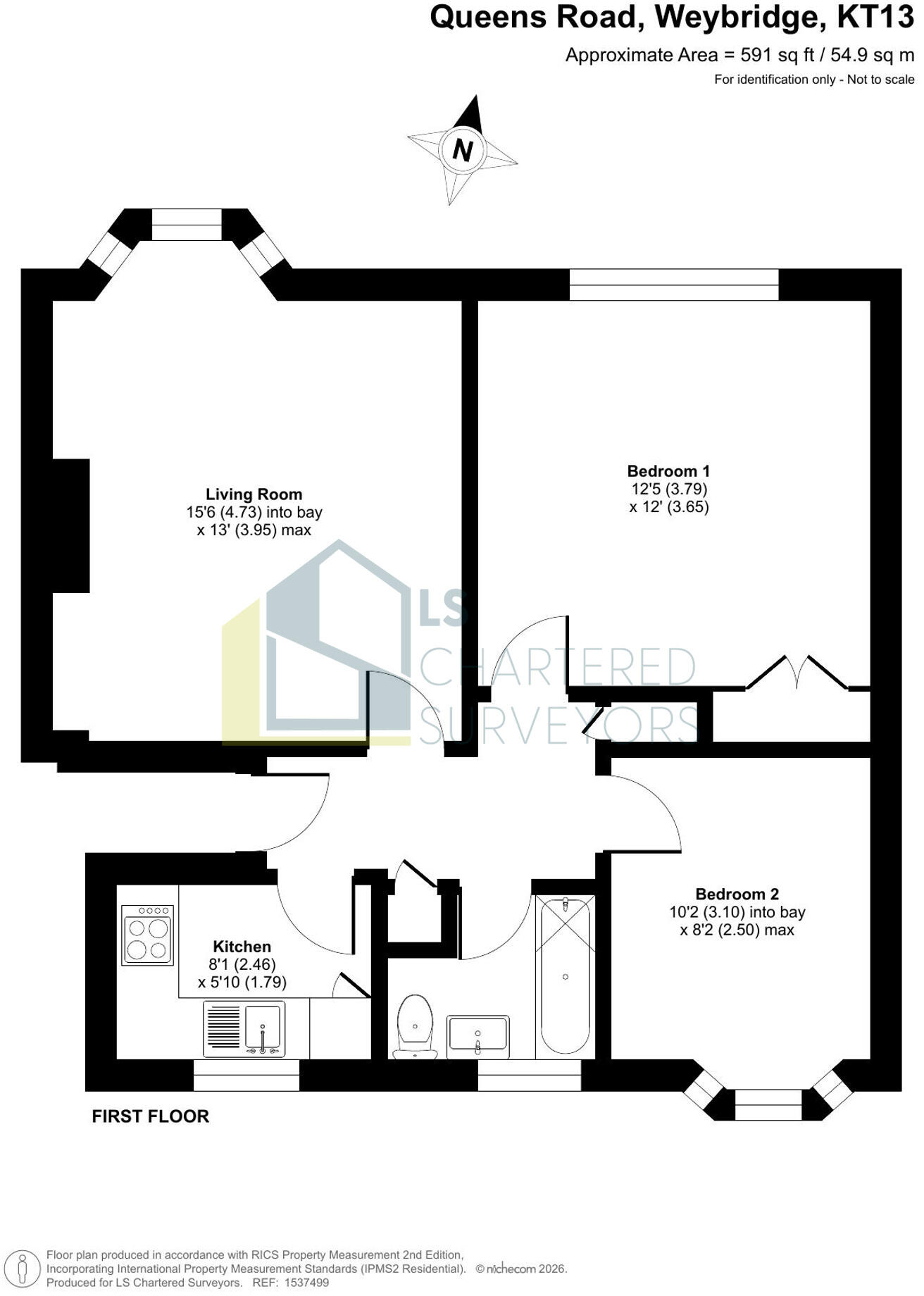 Heathlands, 26 Queens Road, Weybridge, Surrey, KT13 floorplan
