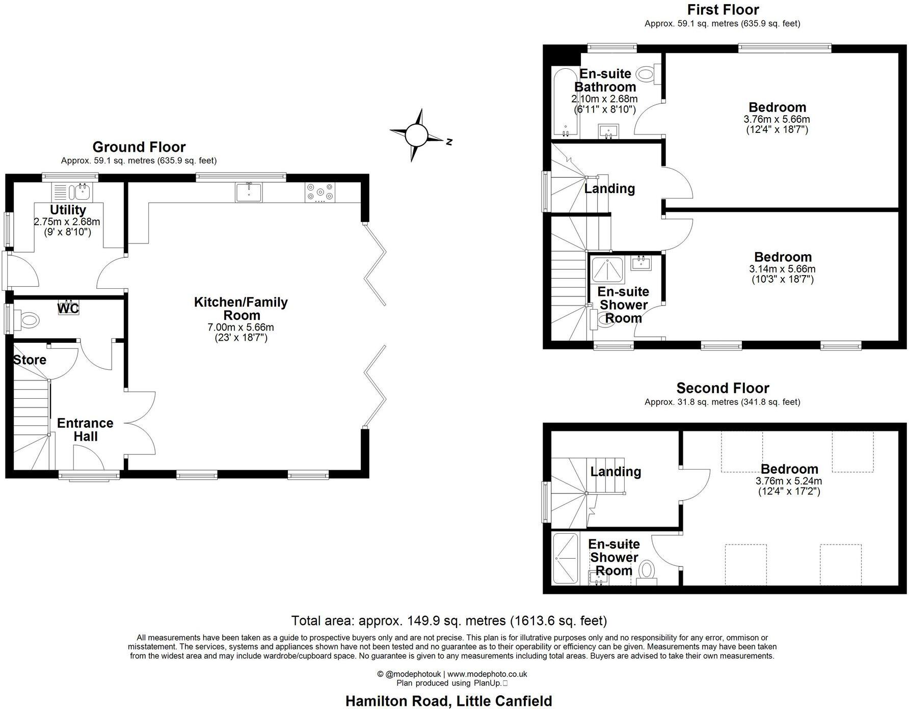 Hamilton Road, Little Canfield, CM6 floorplan