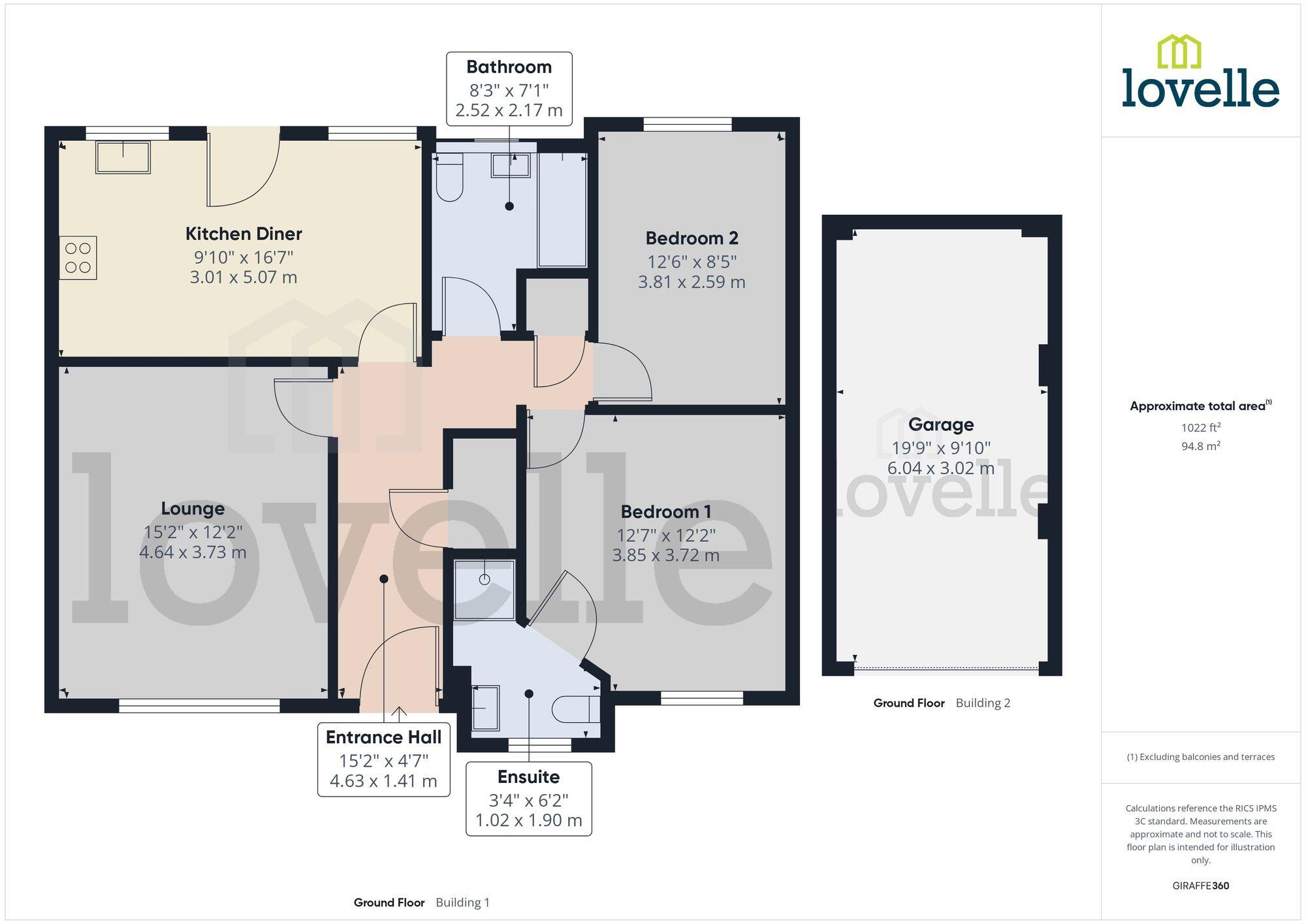 Derby Close, Market Rasen, LN8 floorplan