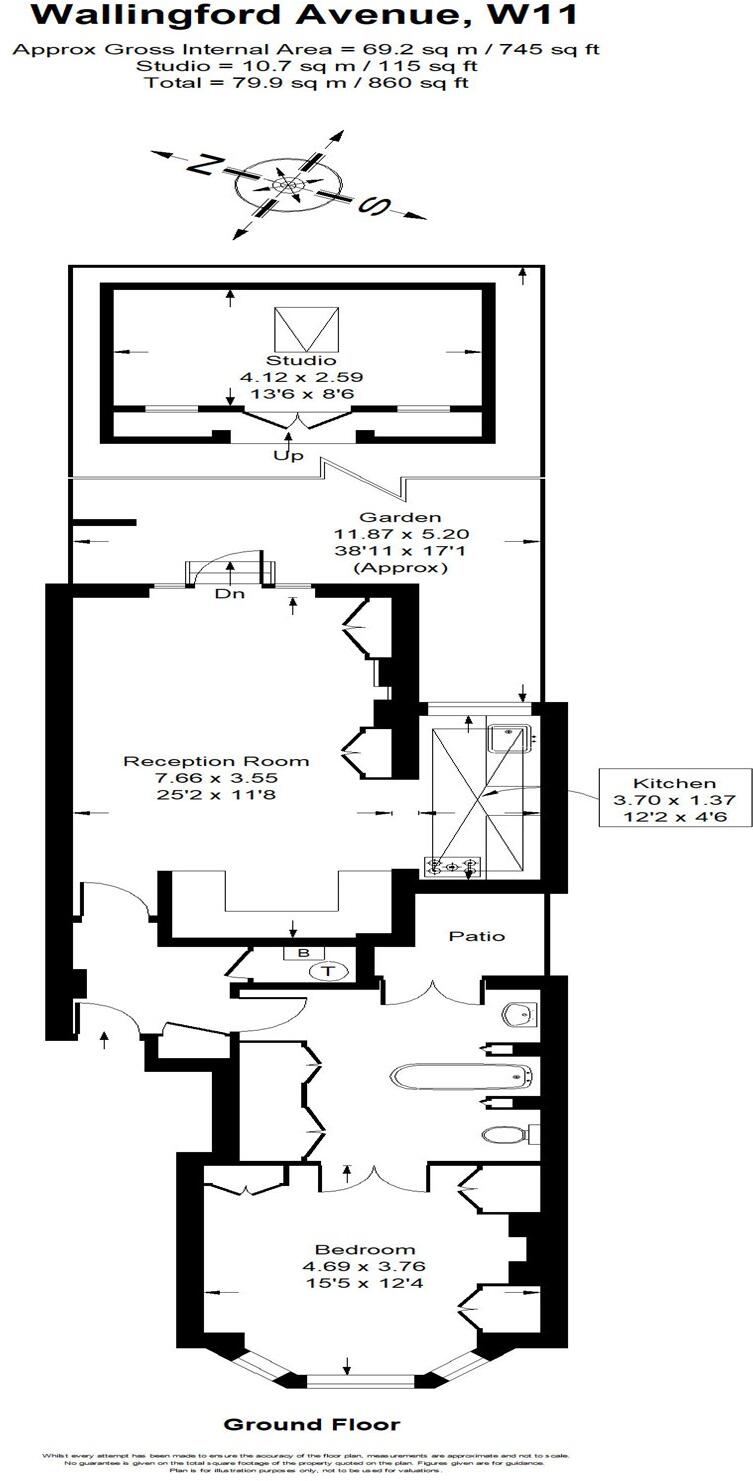 Wallingford Avenue, London, W10 floorplan