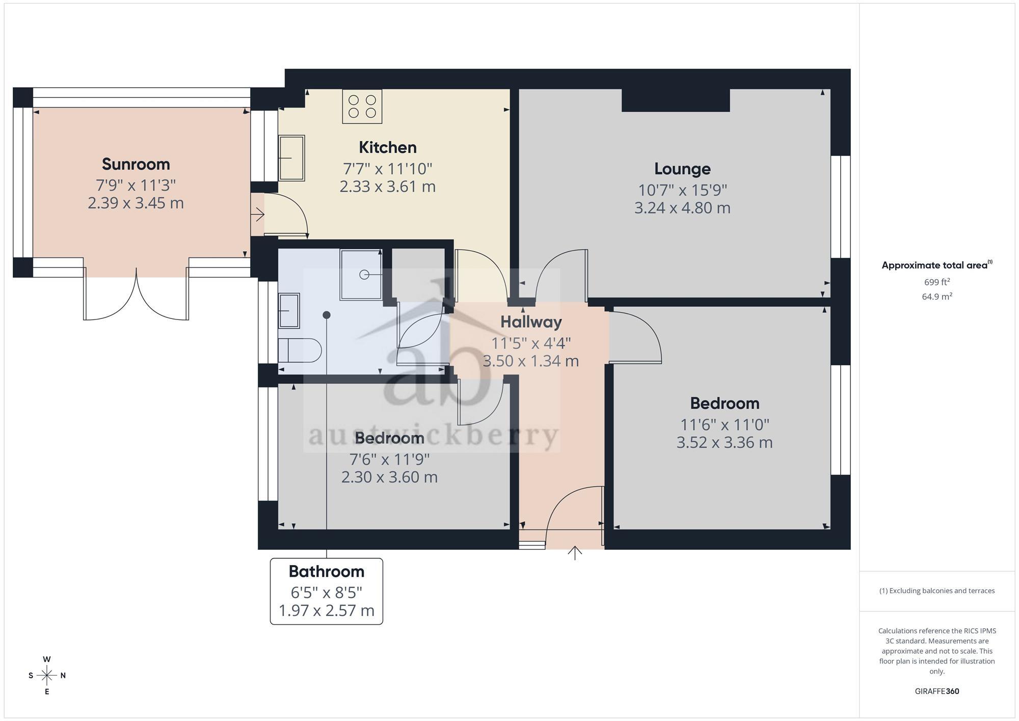 Cedar Avenue, Kesgrave floorplan