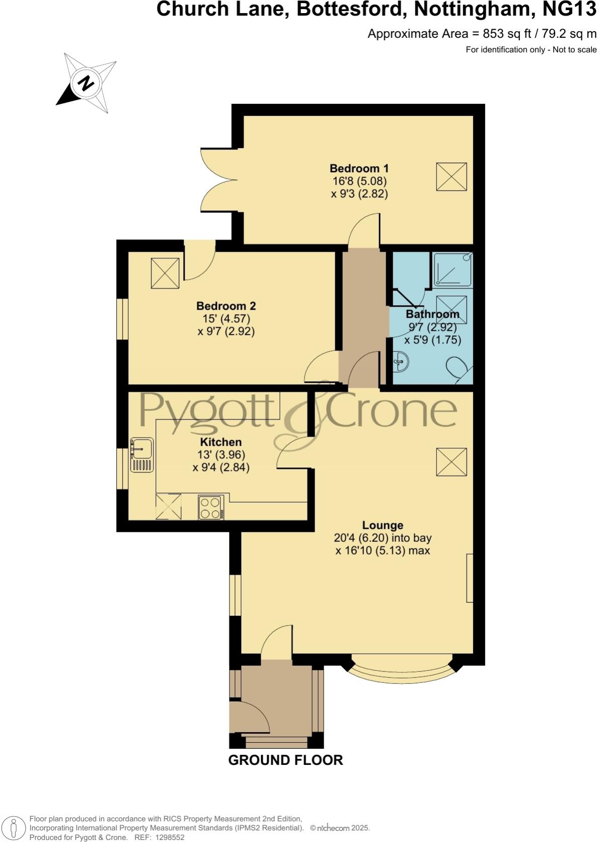 Church Lane, Bottesford, Nottingham, Nottinghamshire, NG13 floorplan