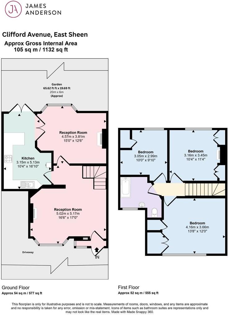 Clifford Avenue, East Sheen, SW14 floorplan