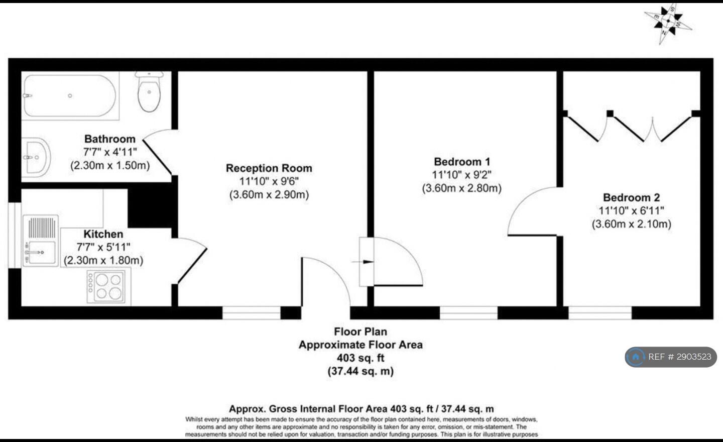 Hook Road, Surbiton, KT6 floorplan