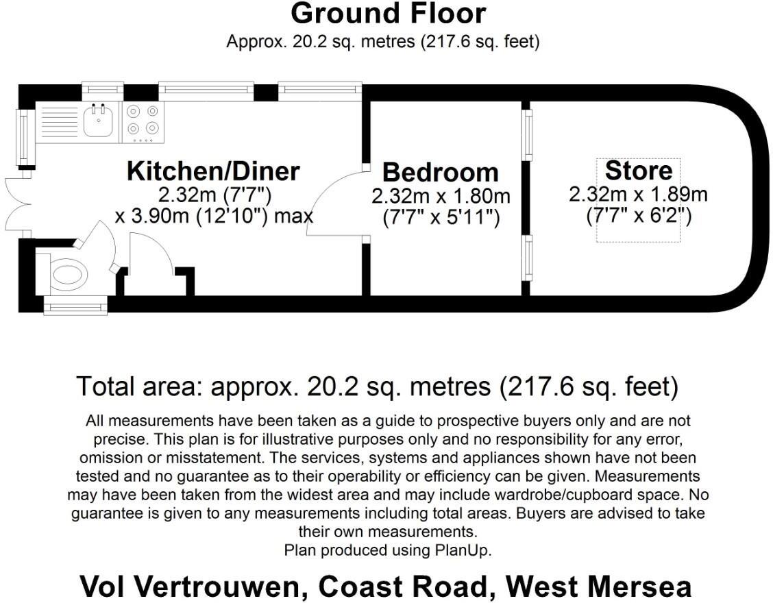 Coast Road, West Mersea floorplan