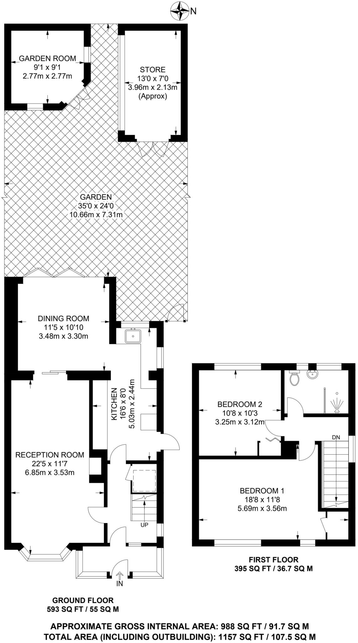 Orchard Way, Beckenham, BR3 floorplan