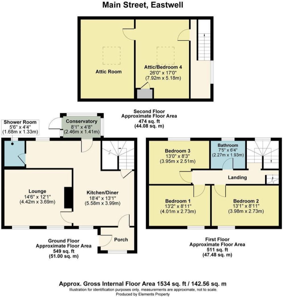 Main Street, Eastwell, Melton Mowbray floorplan