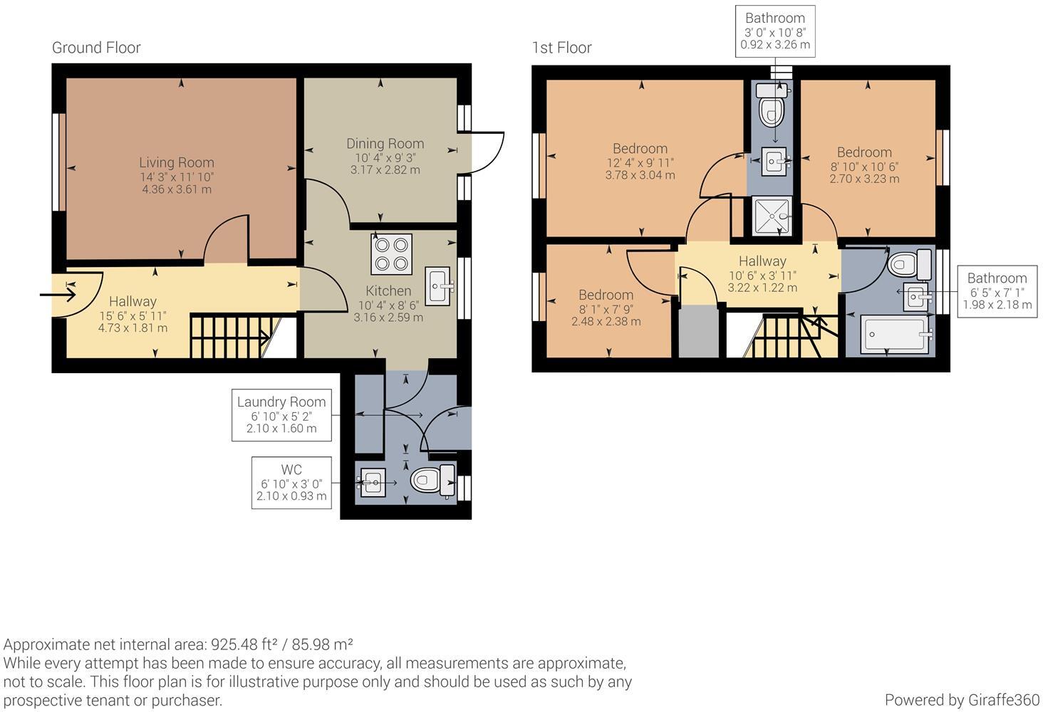 Vicarage Gardens, Old Leake, Boston floorplan