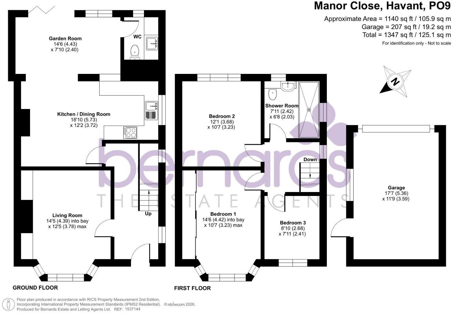 Manor Close, Havant floorplan