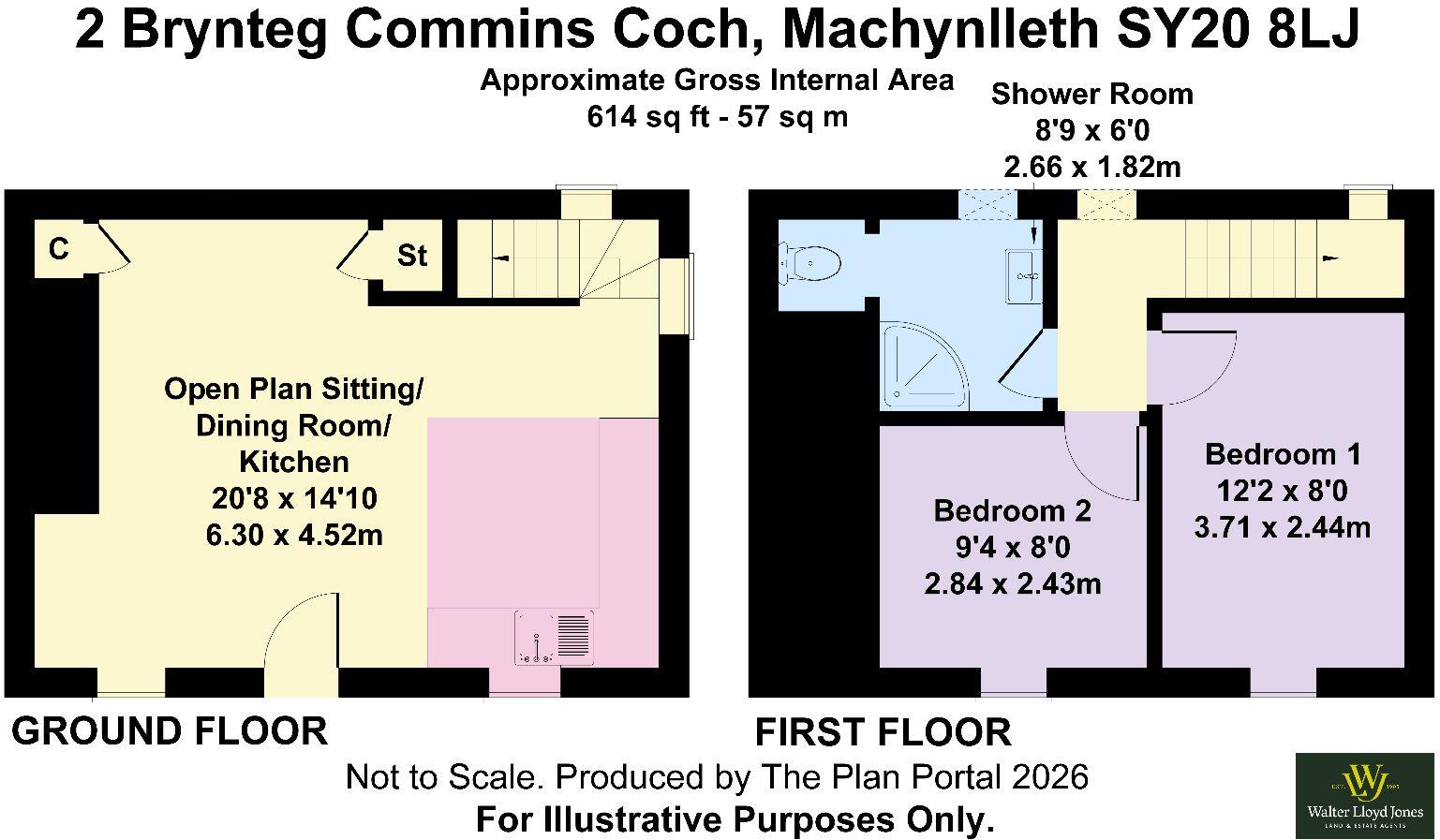 Bryn Teg, Commins Coch, Machynlleth, Powys, SY20 8LJ floorplan