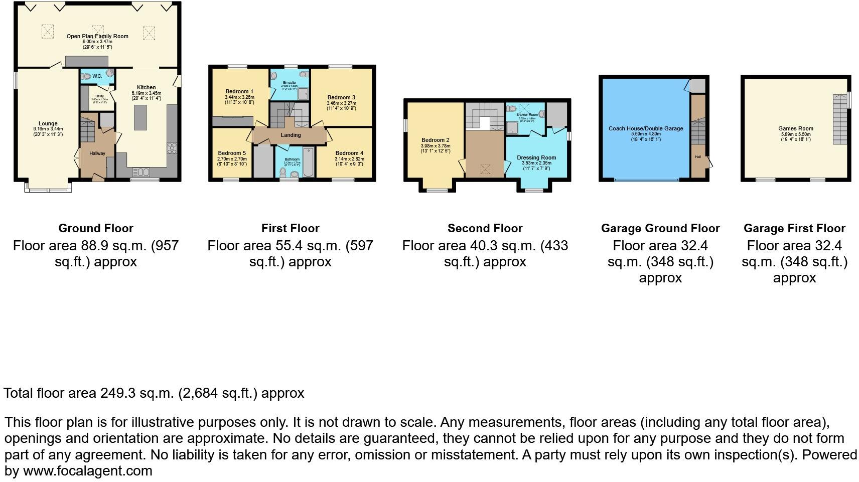 Holly Crescent, Louth, LN11 floorplan