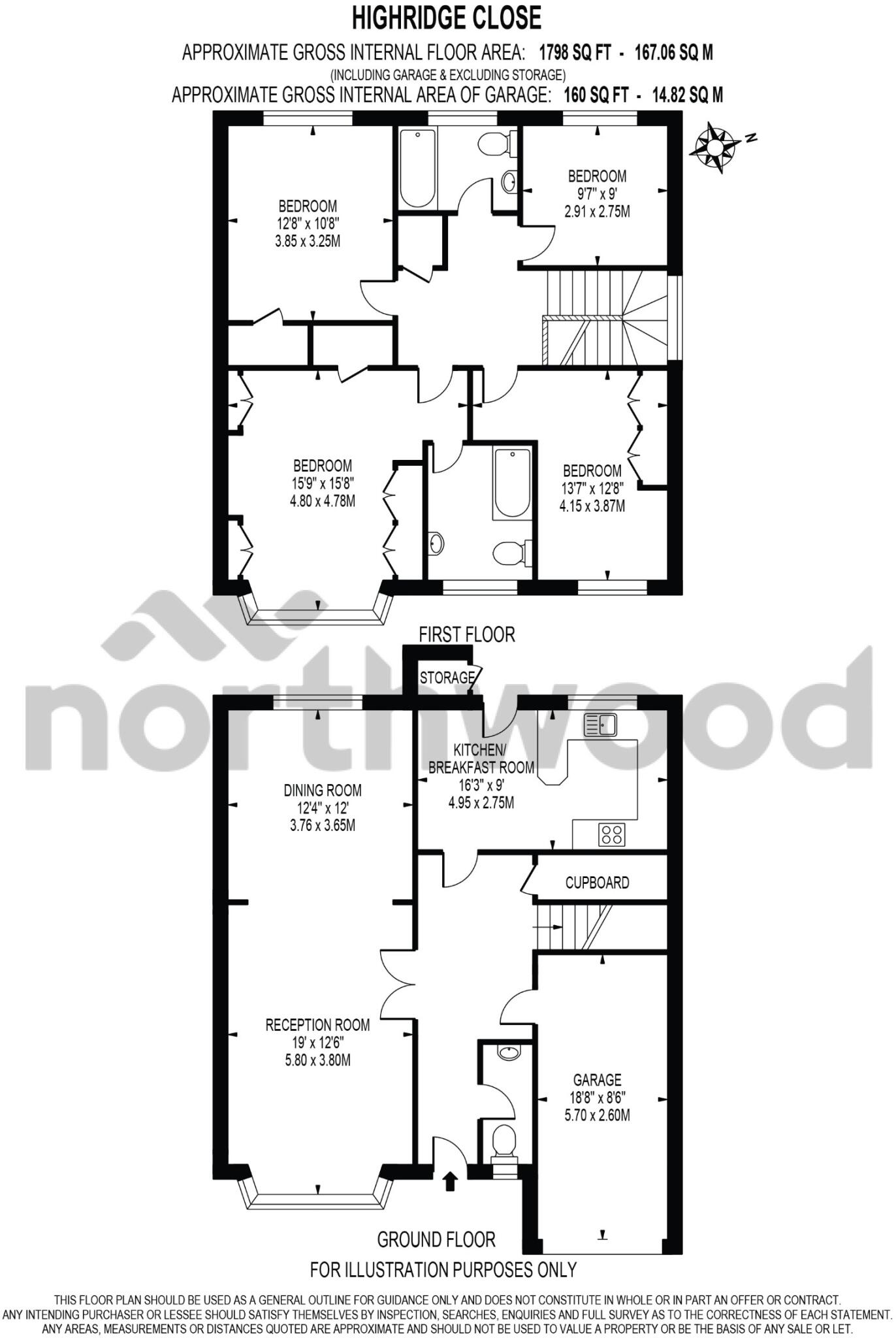 Highridge Close, Epsom, KT18 floorplan