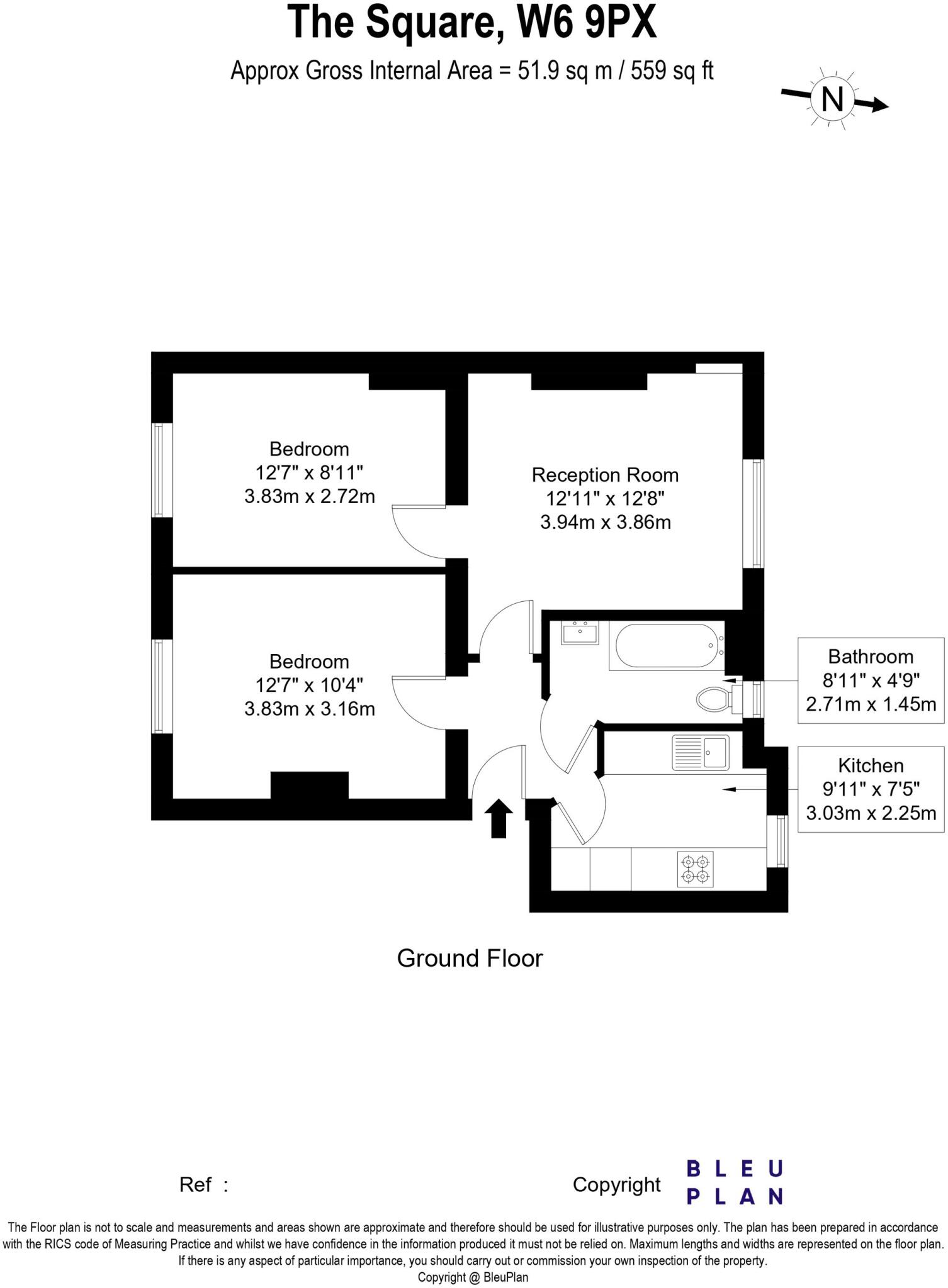 The Square, Peabody Estate, Fulham Palace Road, W6 floorplan