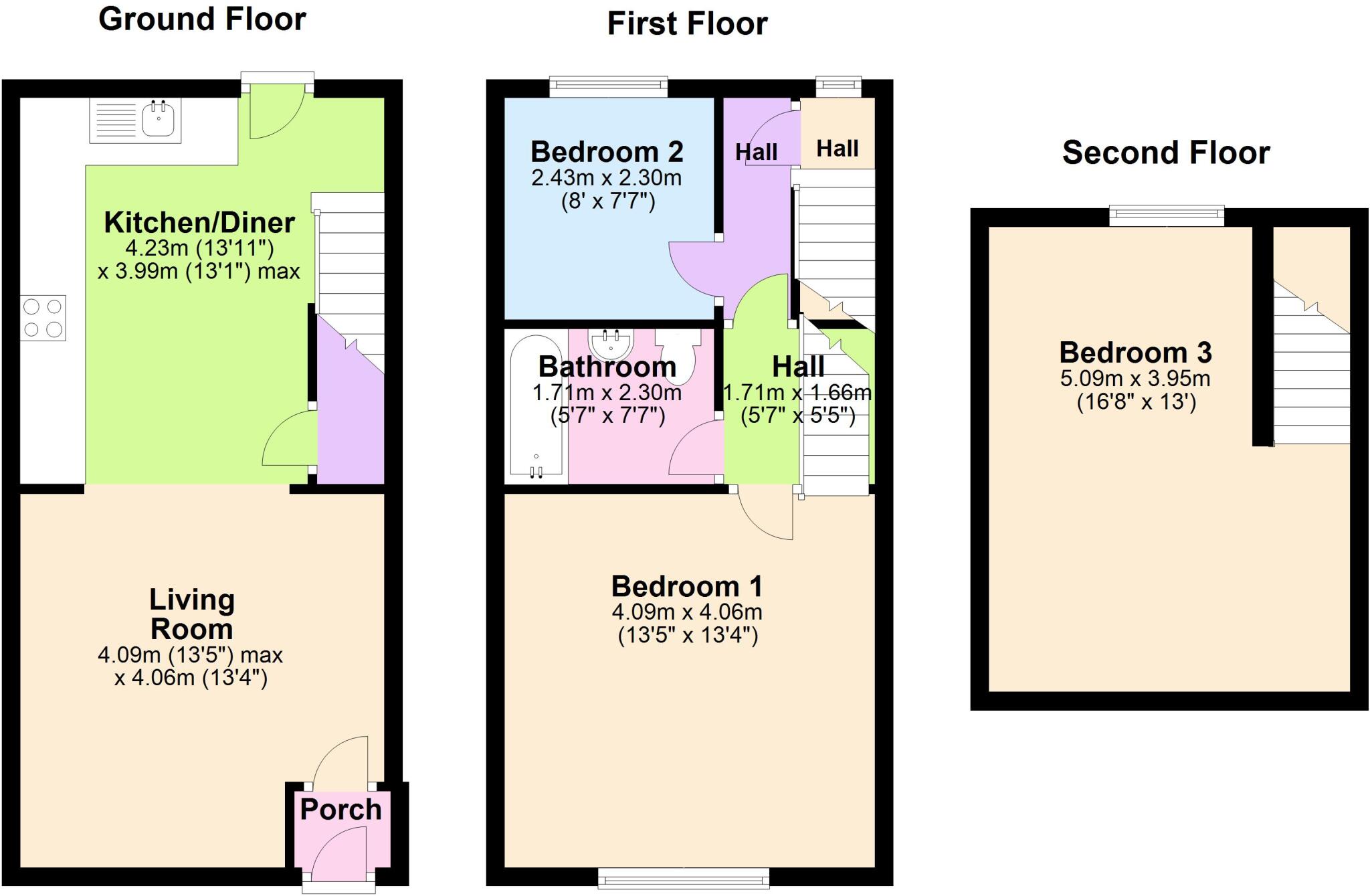 Deane Church Lane, Bolton floorplan