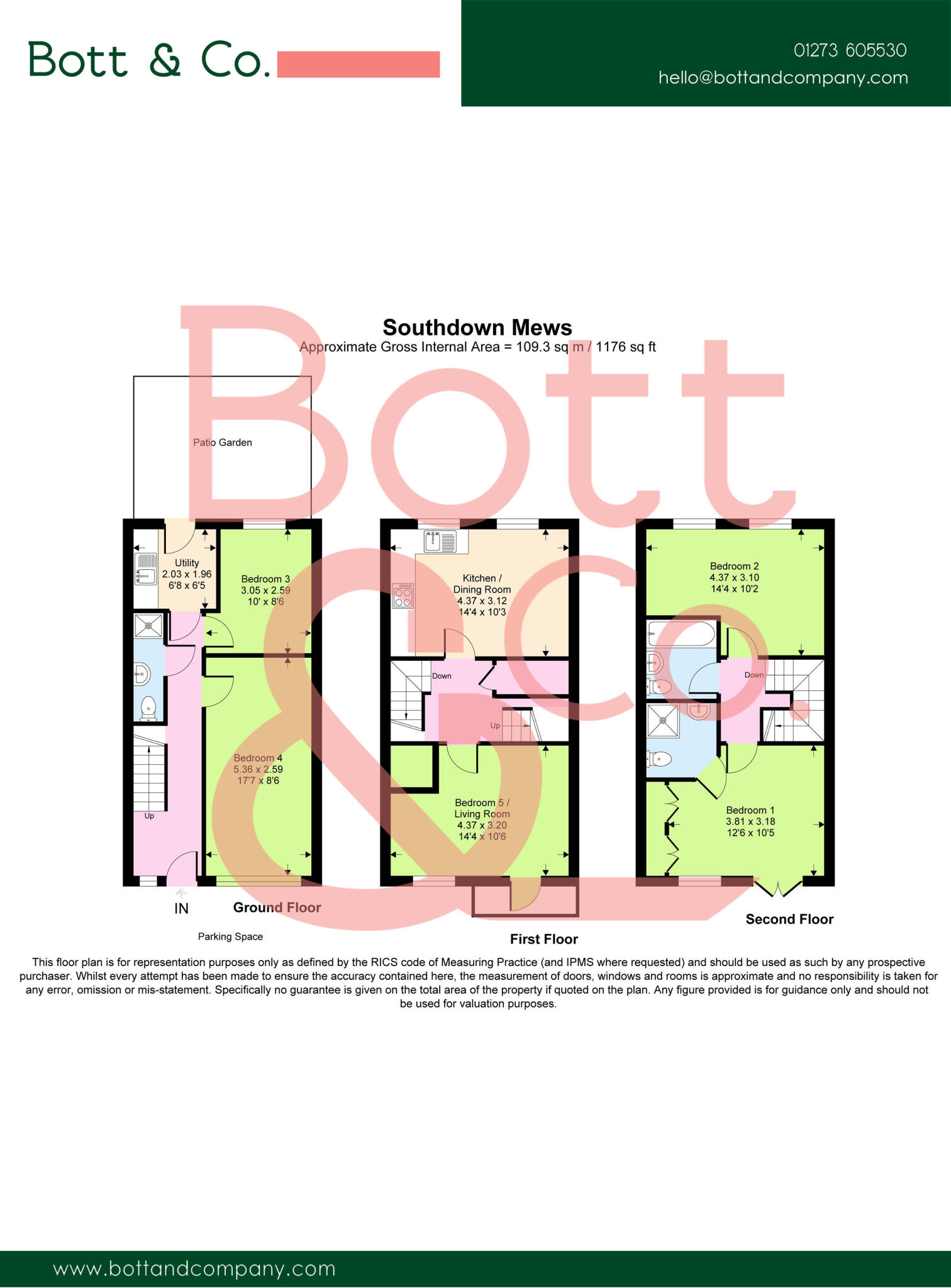 Southdown Mews, Brighton floorplan