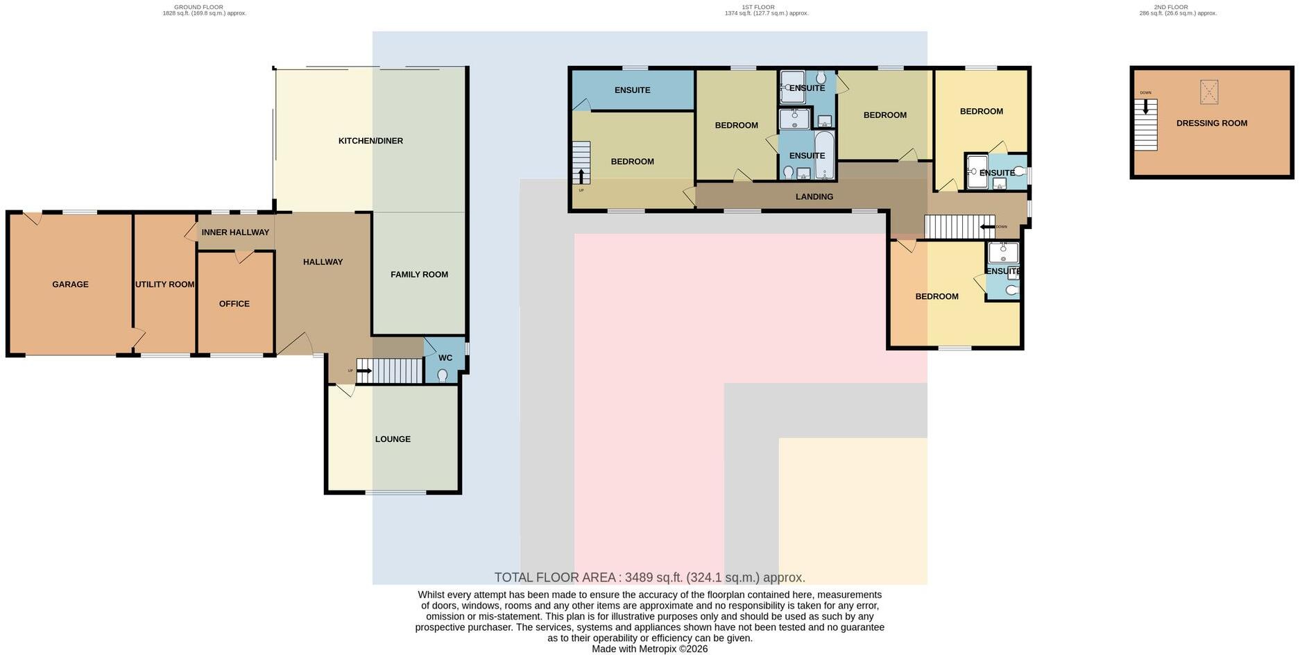 The Grove Cardiff Road Creigiau Cardiff CF15 9NL floorplan