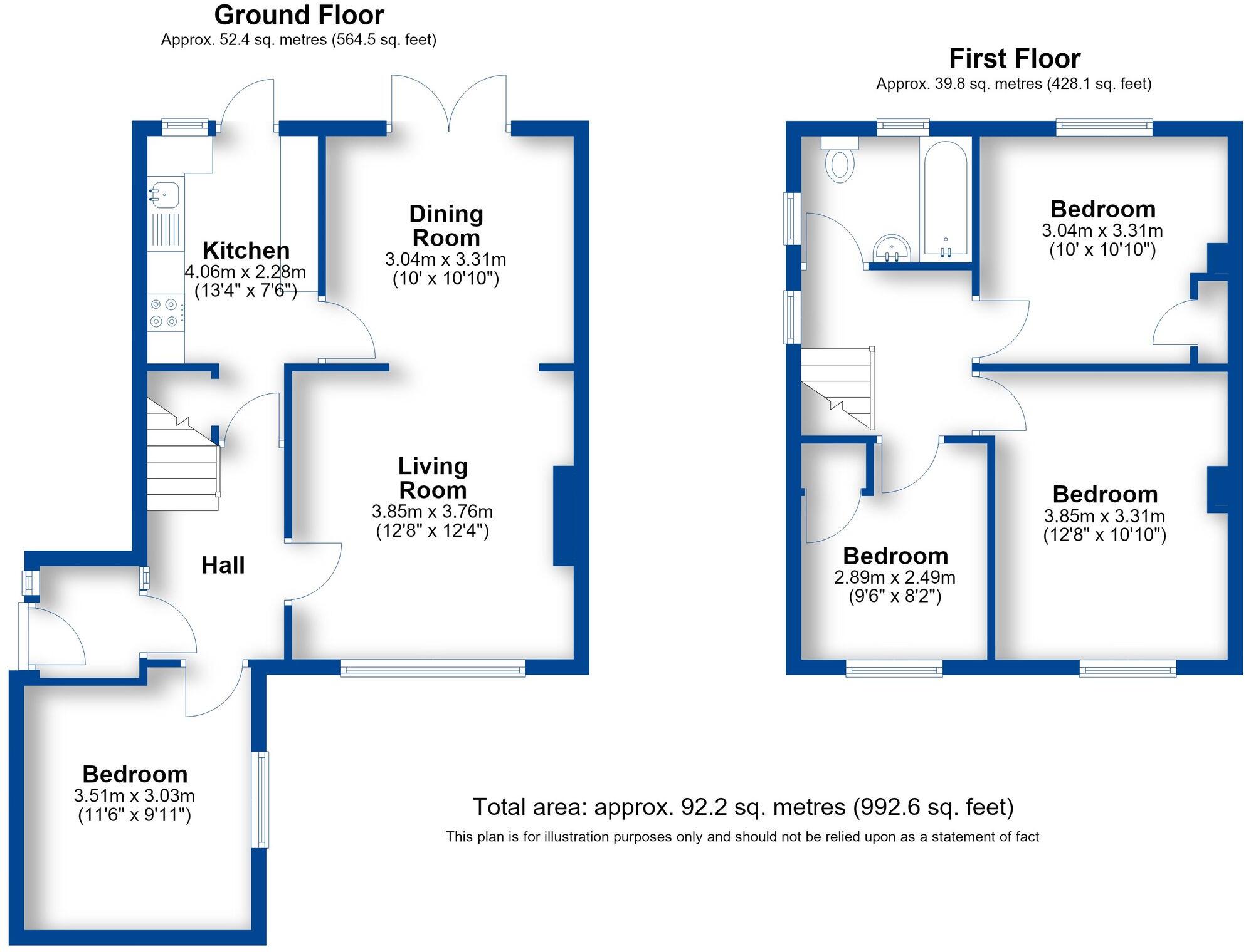 Chesford Crescent, Warwick, CV34 floorplan