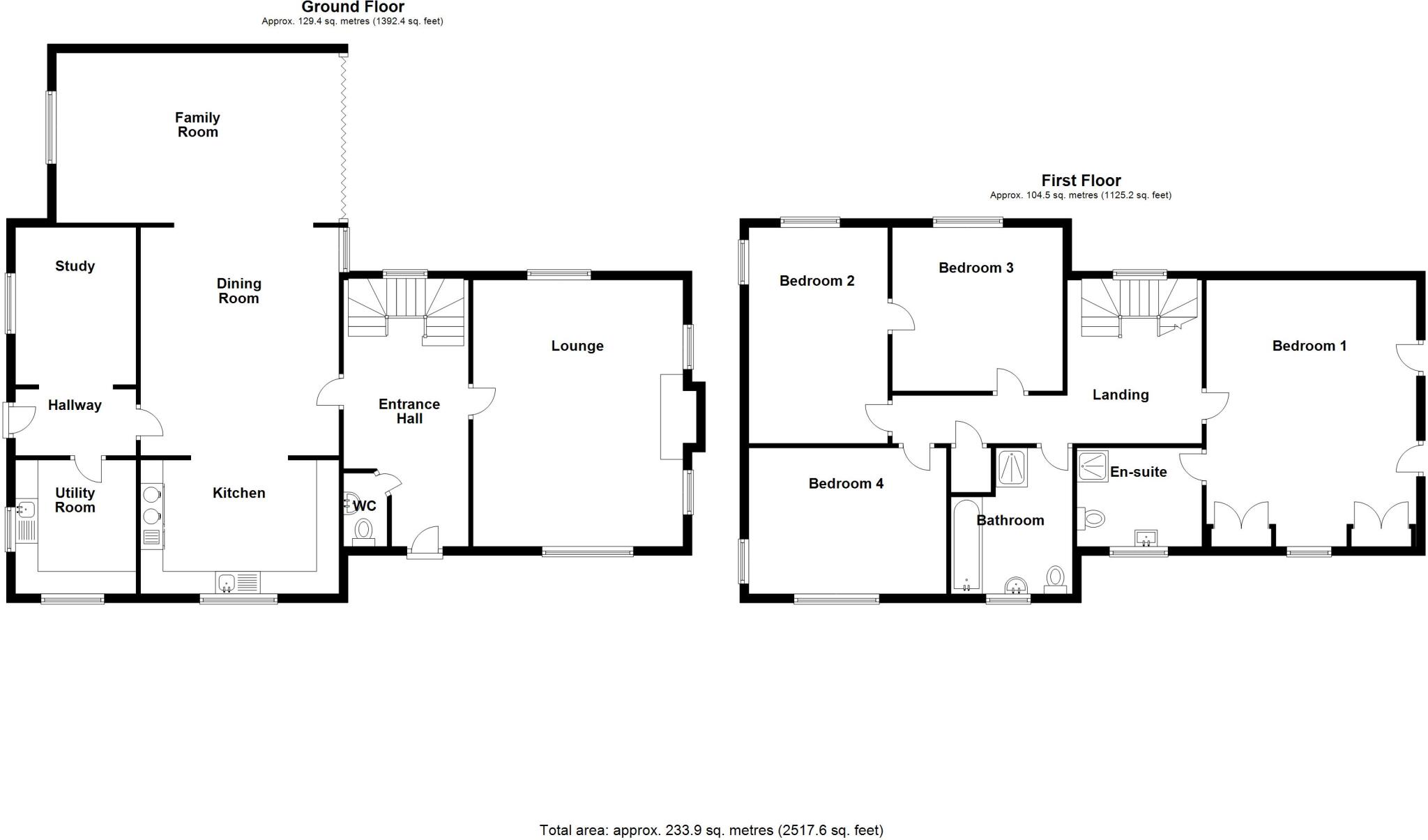 Hall Farm Rise, Cawthorpe, Bourne, Lincolnshire, PE10 floorplan