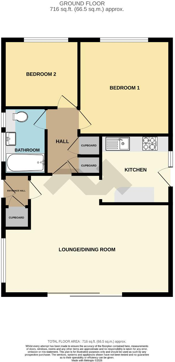 Viking Close, Bishopstone, Seaford, East Sussex, BN25 2SR floorplan