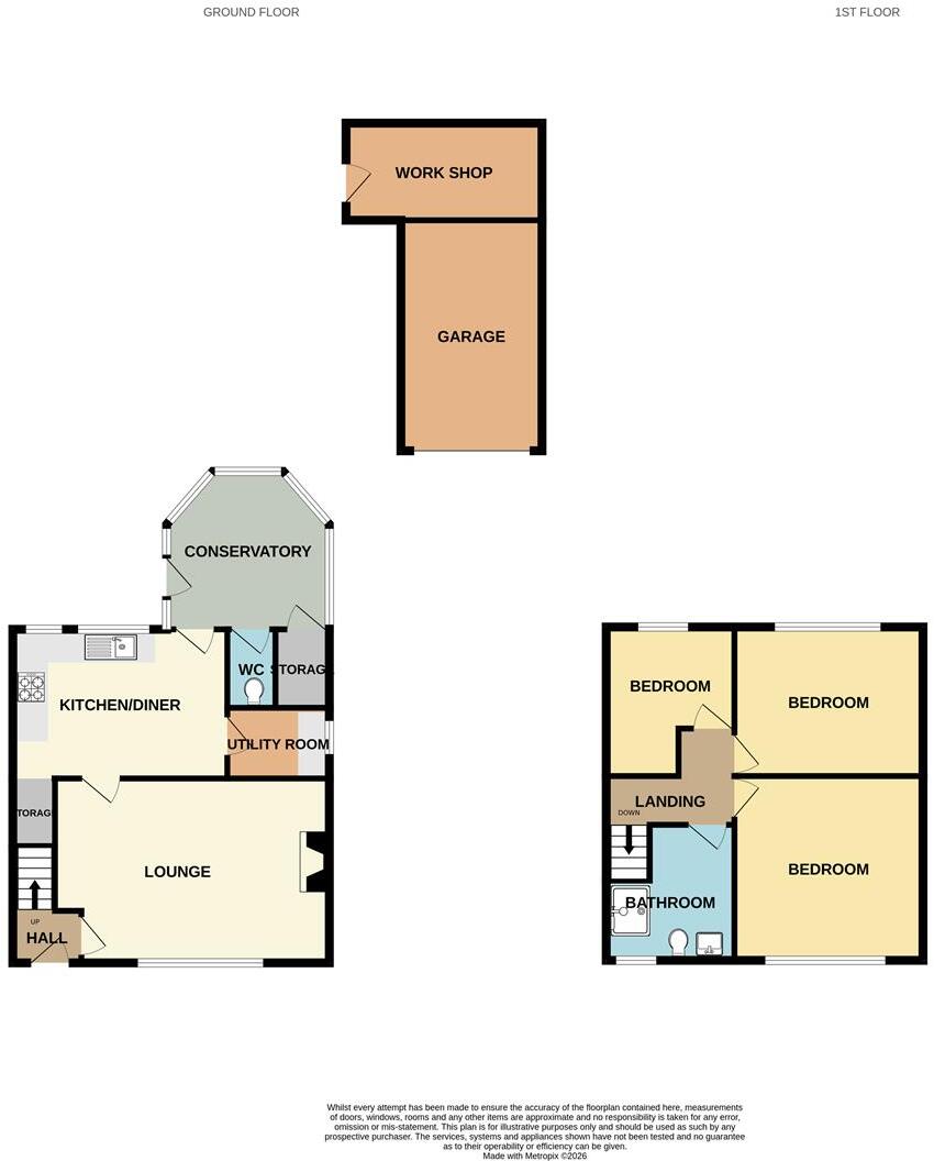 Burlow Road, Buxton floorplan
