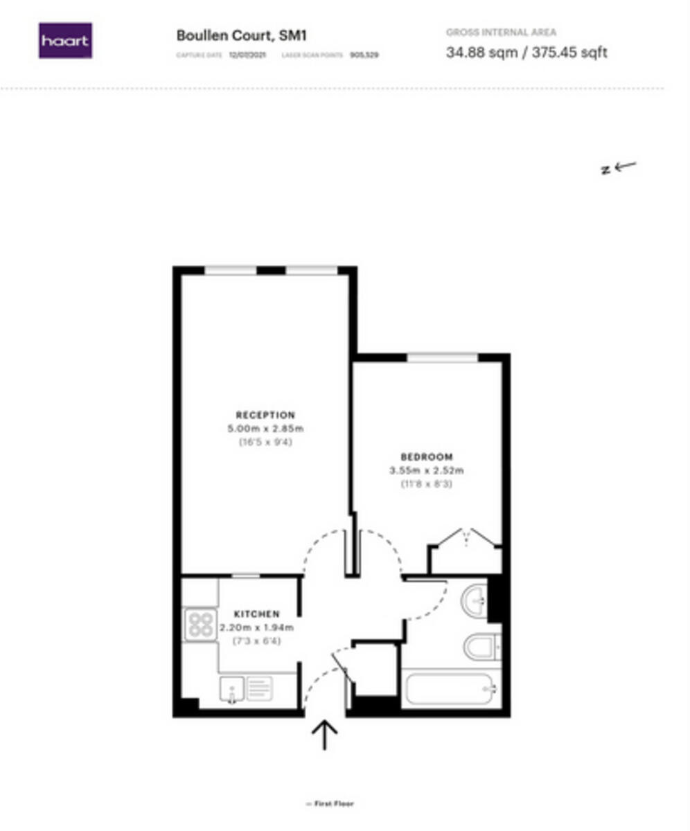 Brunswick Road, Sutton floorplan