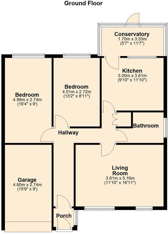 Coppice Lane, Cheslyn Hay floorplan