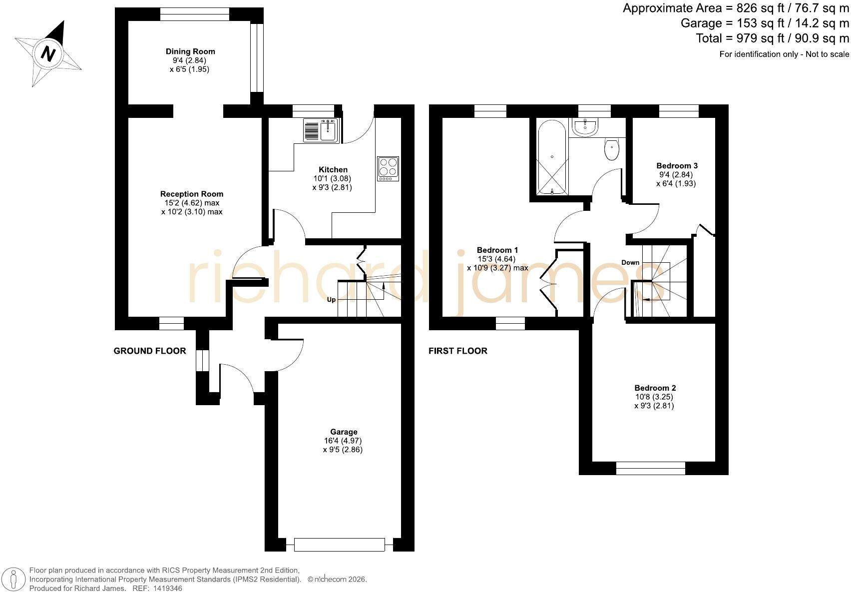 Ridge Nether Moor, Liden, Swindon, SN3 floorplan