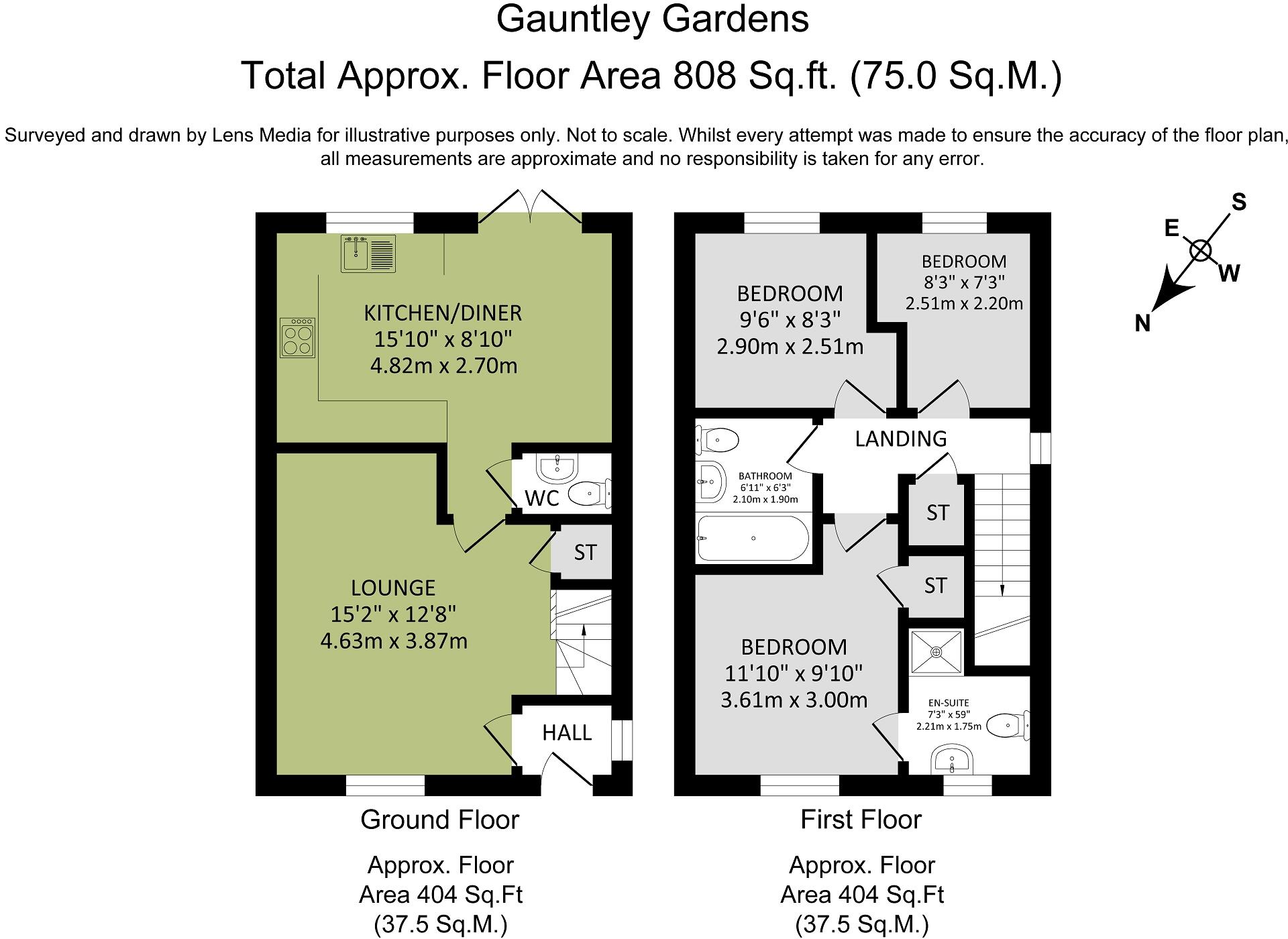 Gauntley Gardens, Billinge, Wigan. WN5 7FP floorplan