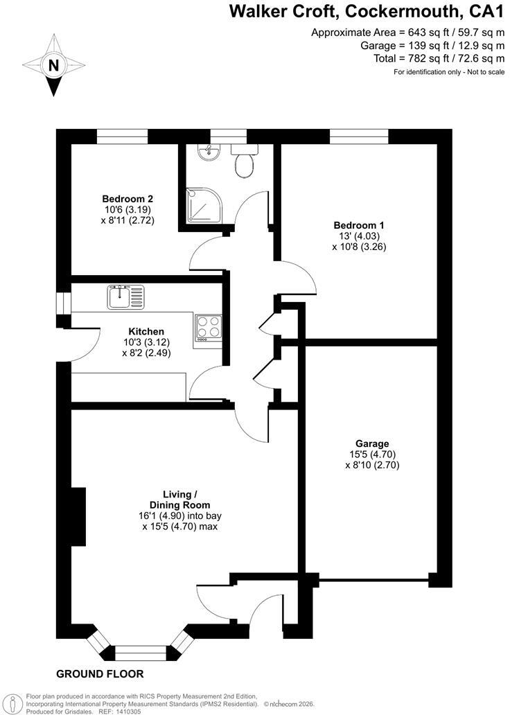 Walker Croft, Cockermouth floorplan