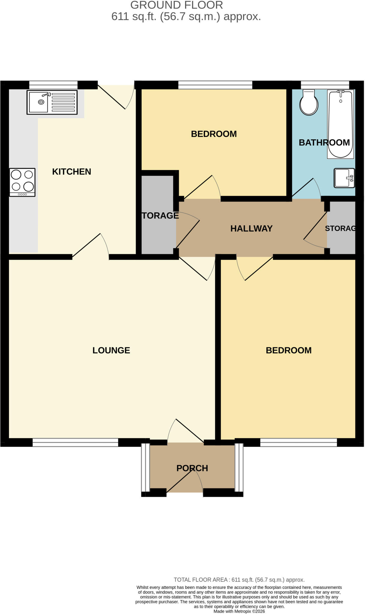 Quaker Close, Scarborough floorplan