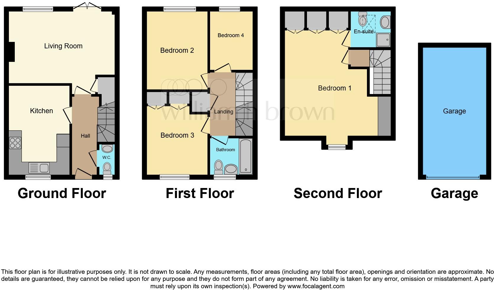 Penny Close, Nottingham floorplan