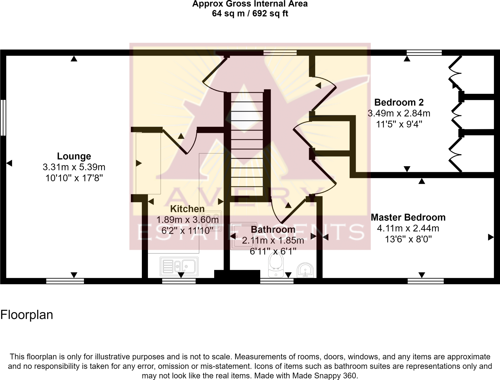 Weston Village, BS24 7BX floorplan