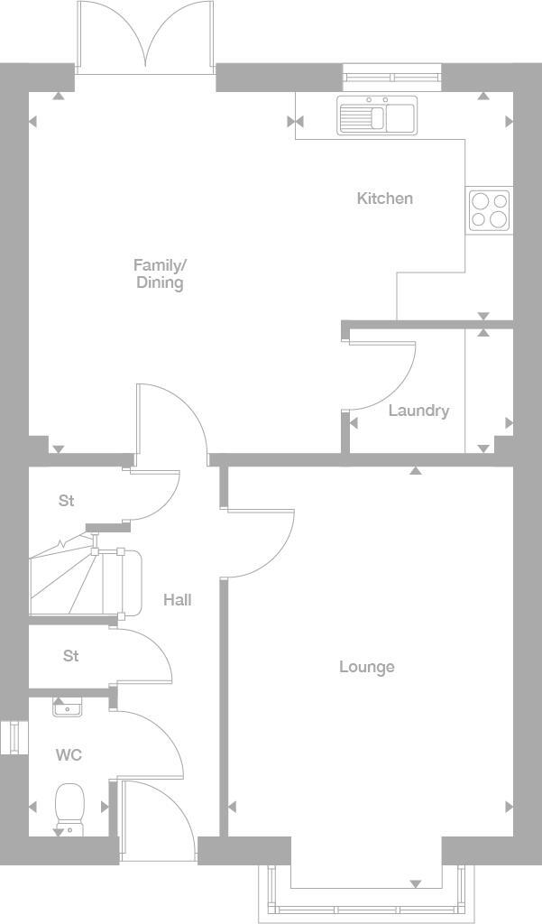 Bluebell Drive,
Newark on Trent,
NG24 4FS floorplan