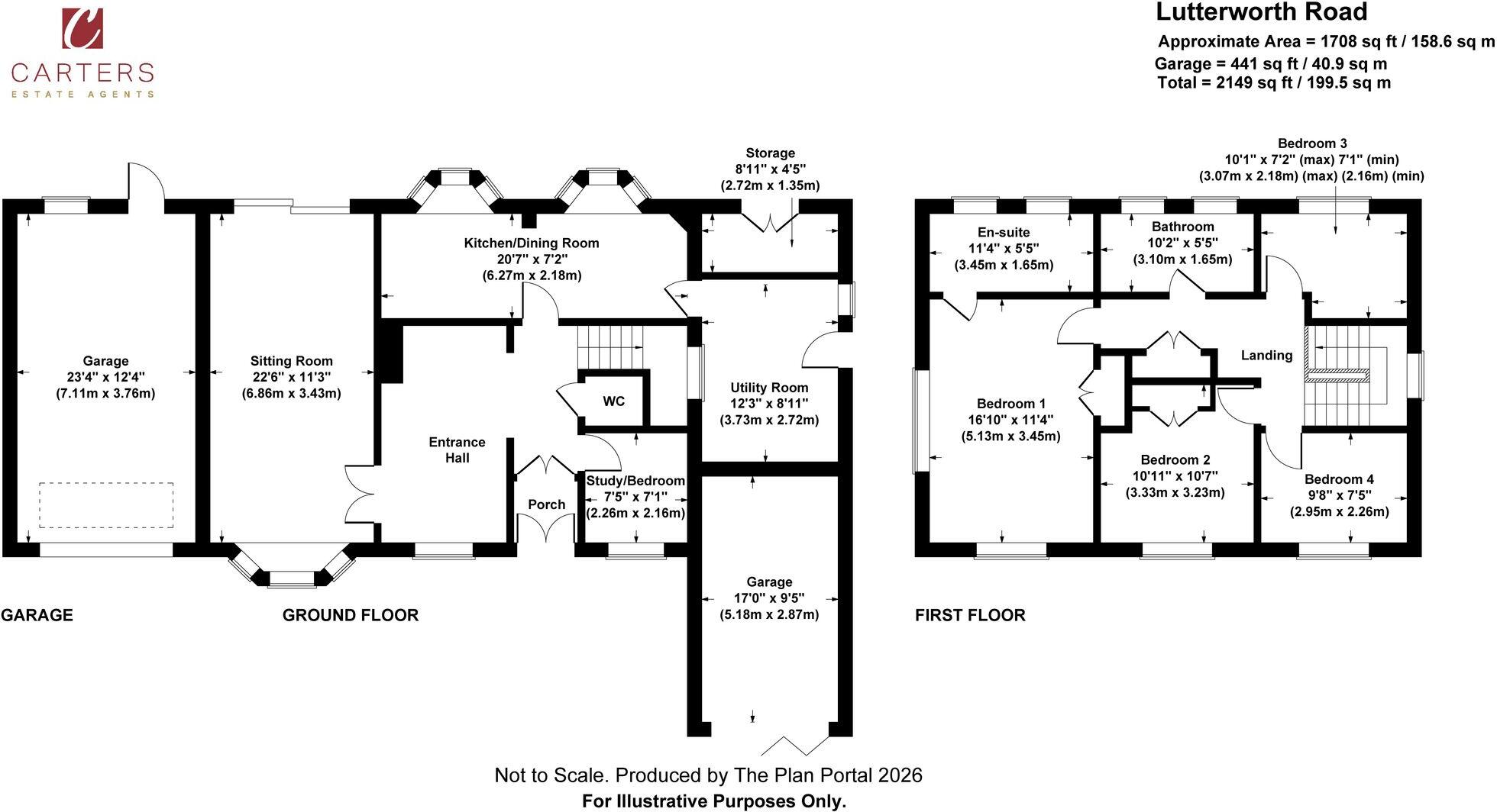 Lutterworth Road, Nuneaton, CV11 floorplan