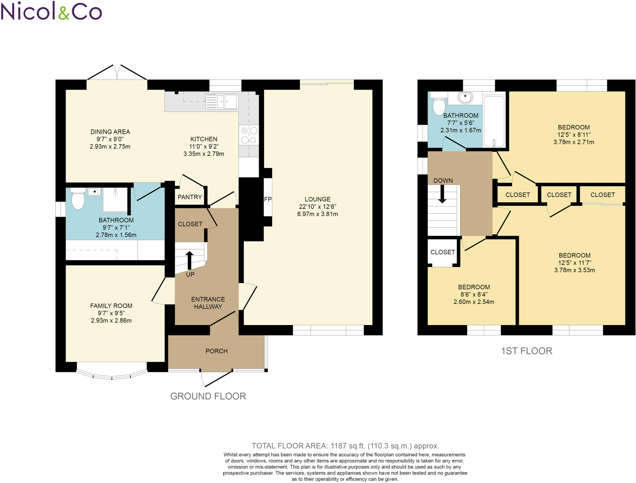 Woodfarm Road, Malvern, Worcestershire, WR14 floorplan