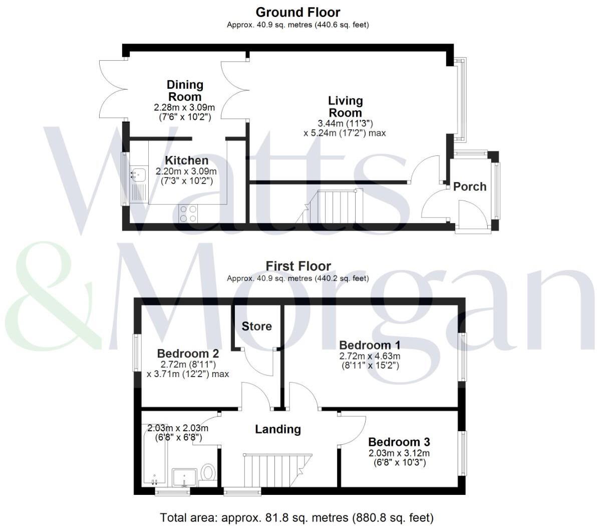 18 Lime Grove, St Athan, Vale of Glamorgan, CF62 4JQ floorplan